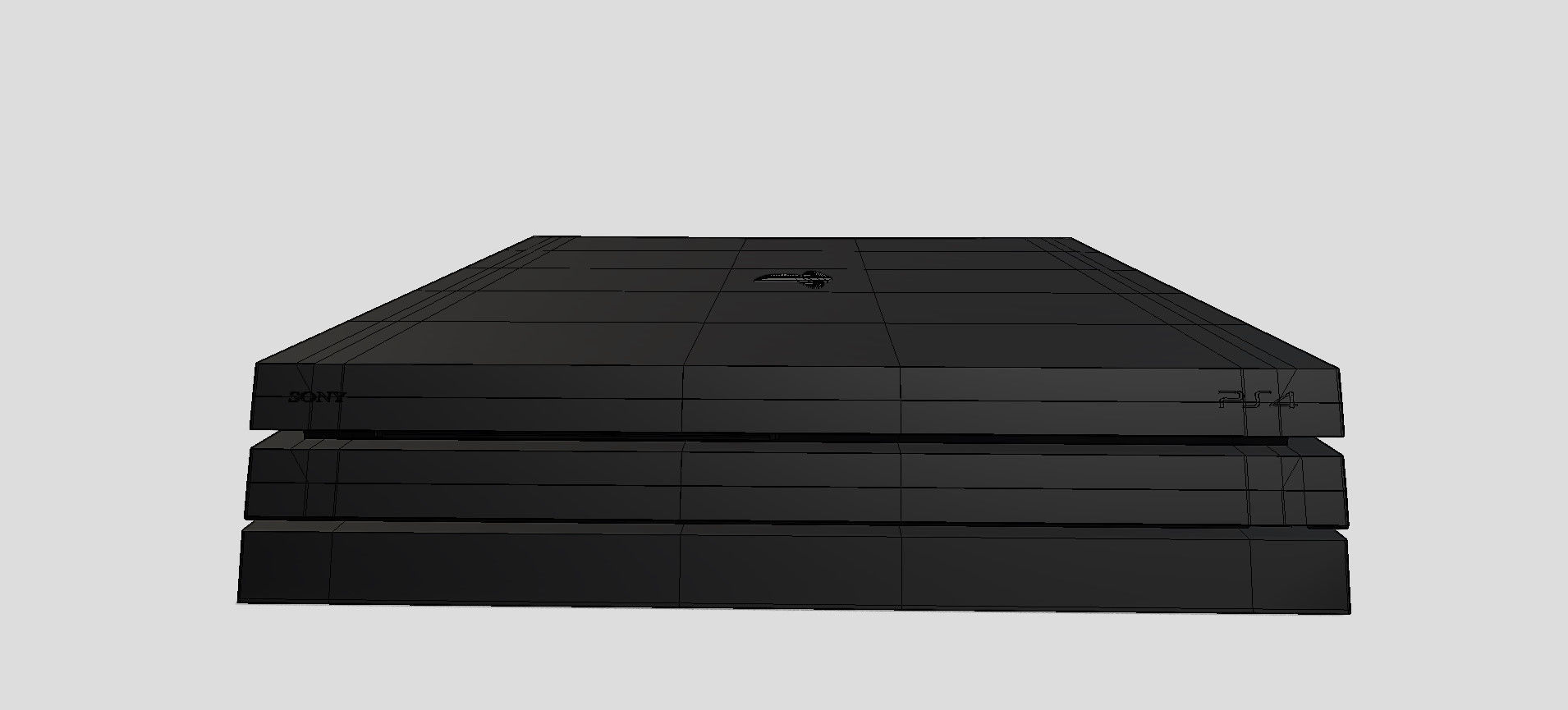 PS4 PRO 3D model_77