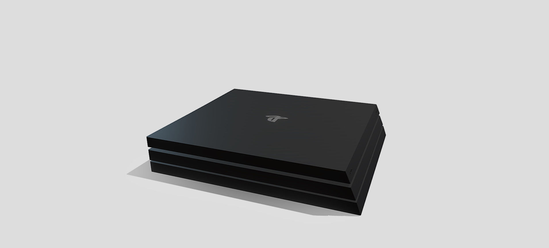 PS4 PRO 3D model_32