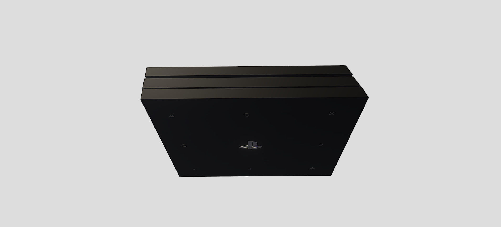 PS4 PRO 3D model_48