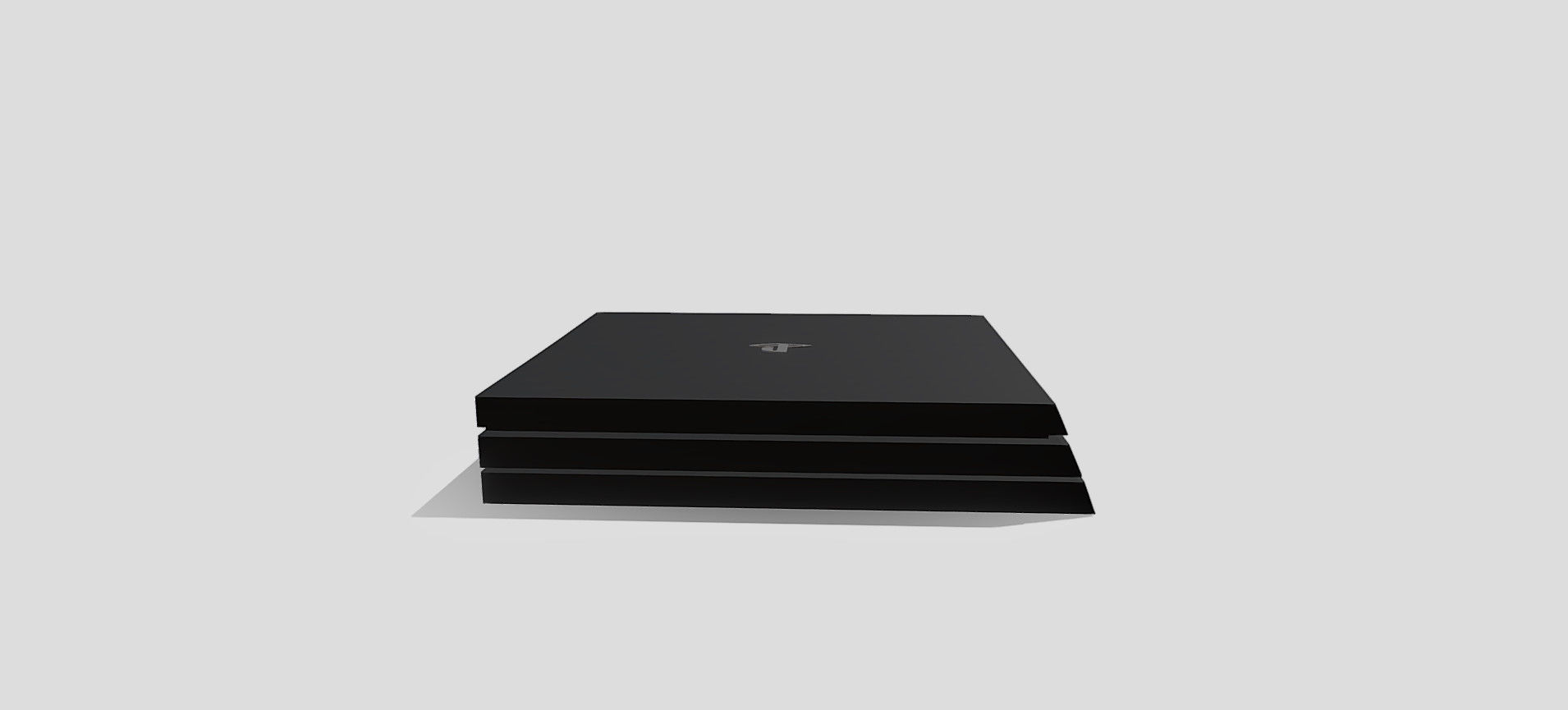 PS4 PRO 3D model_74