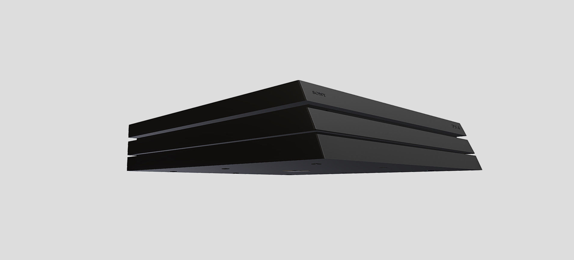 PS4 PRO 3D model_57