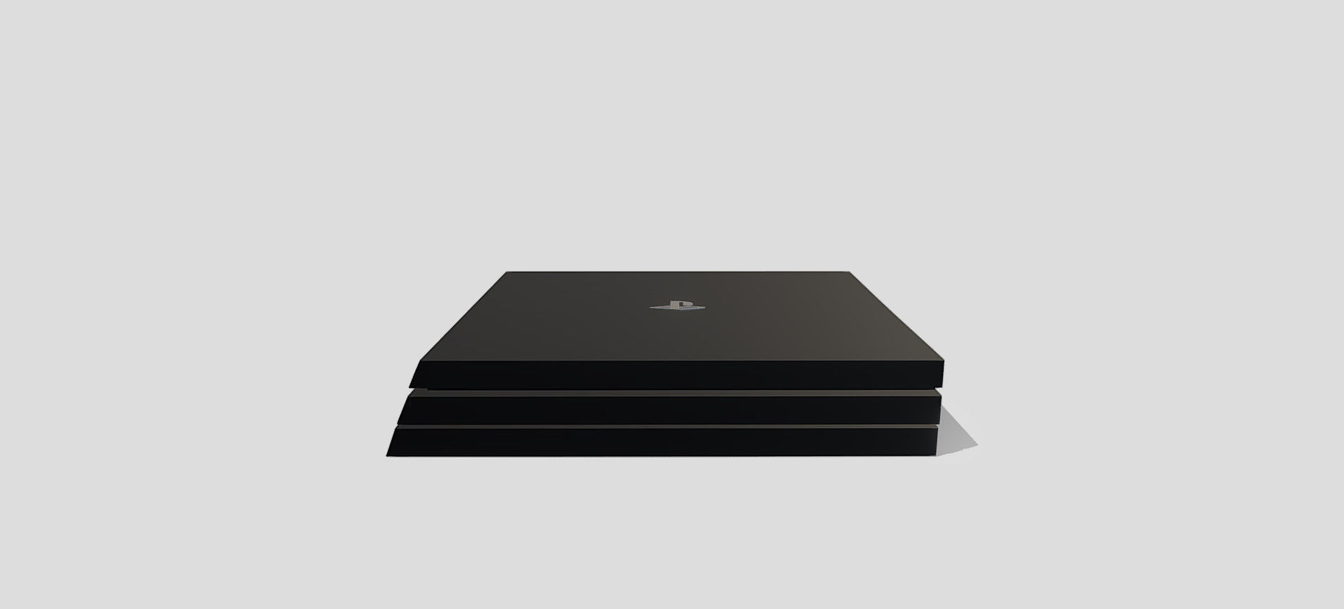 PS4 PRO 3D model_70