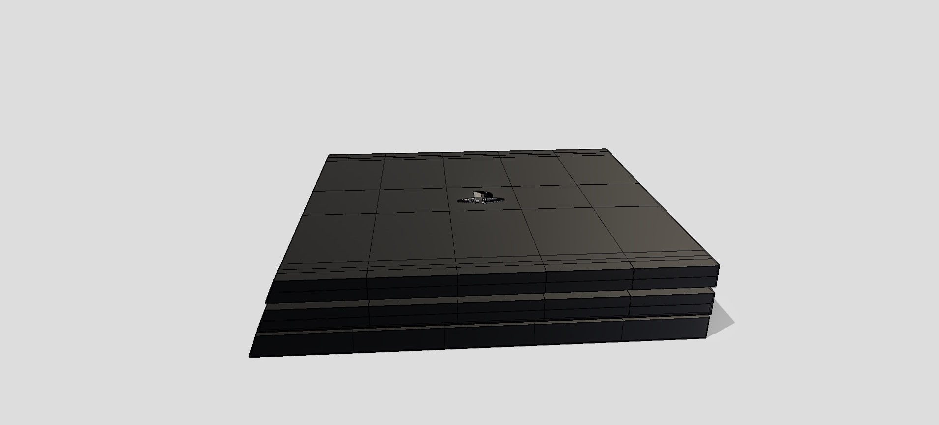 PS4 PRO 3D model_100
