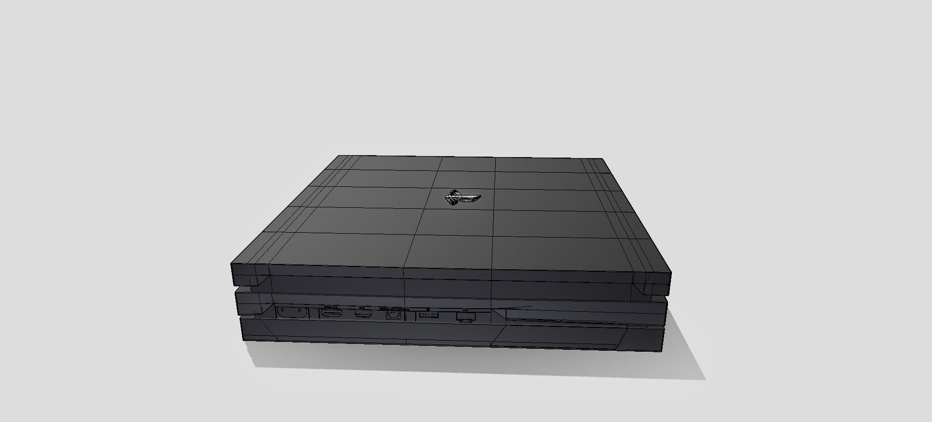 PS4 PRO 3D model_102