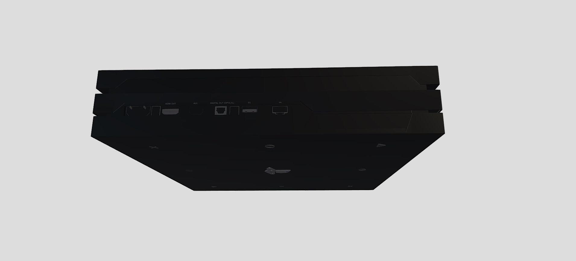 PS4 PRO 3D model_54