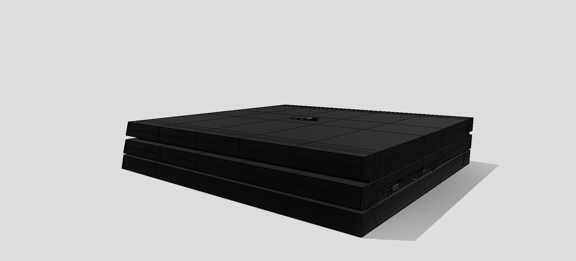 PS4 PRO 3D model_81