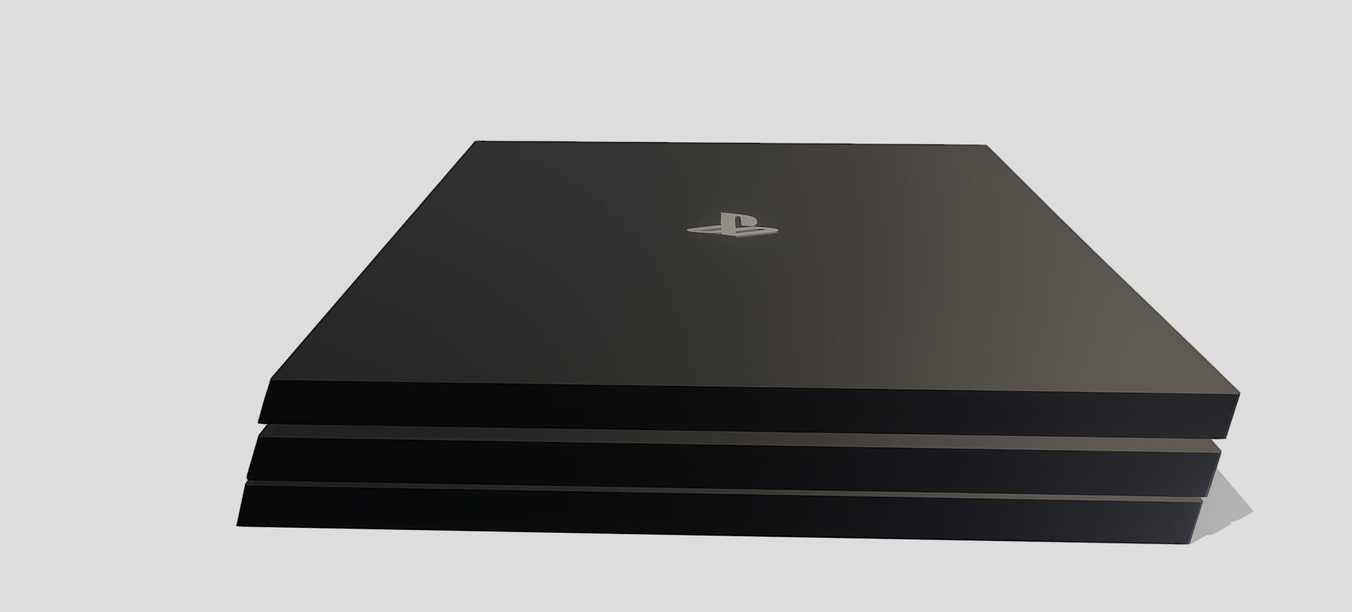 PS4 PRO 3D model_7