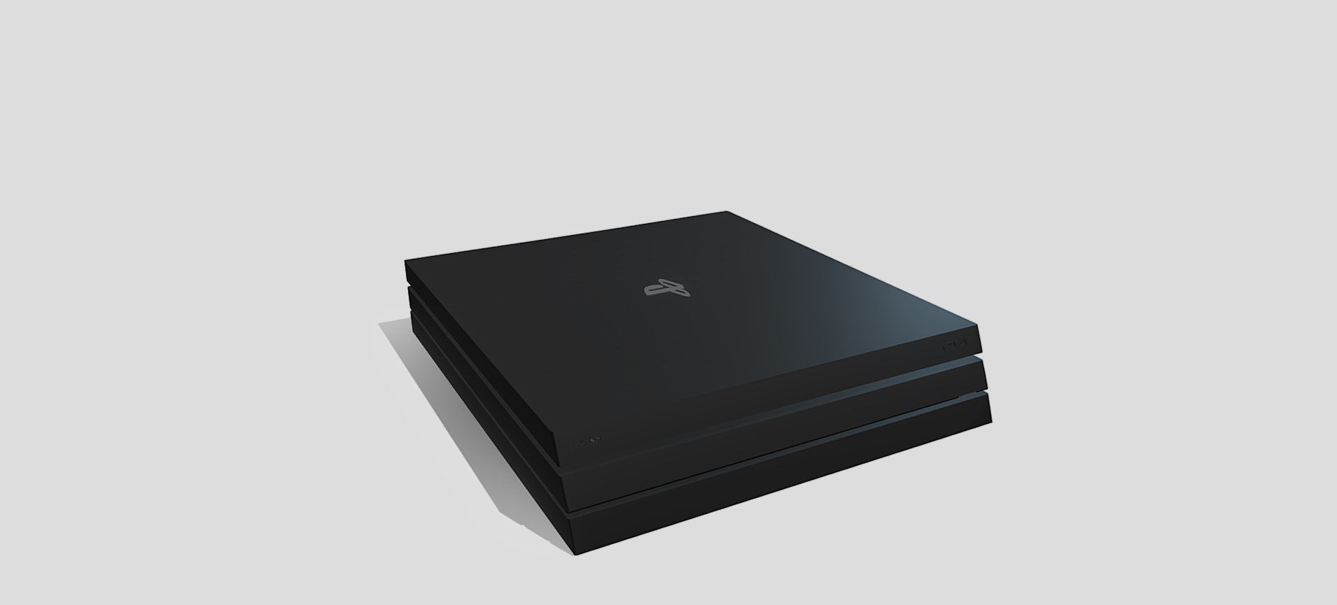 PS4 PRO 3D model_34