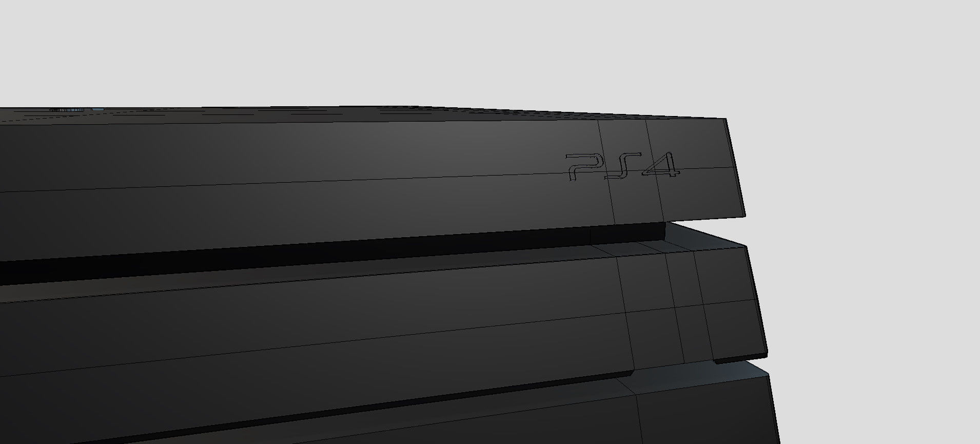 PS4 PRO 3D model_87