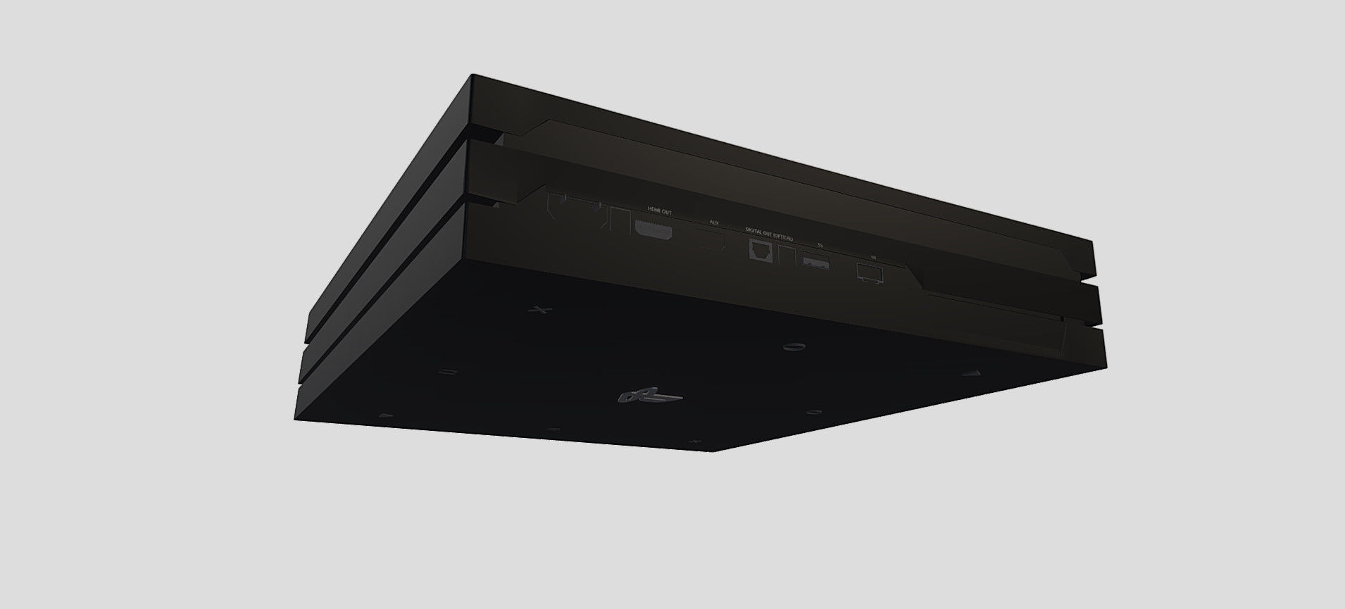 PS4 PRO 3D model_53
