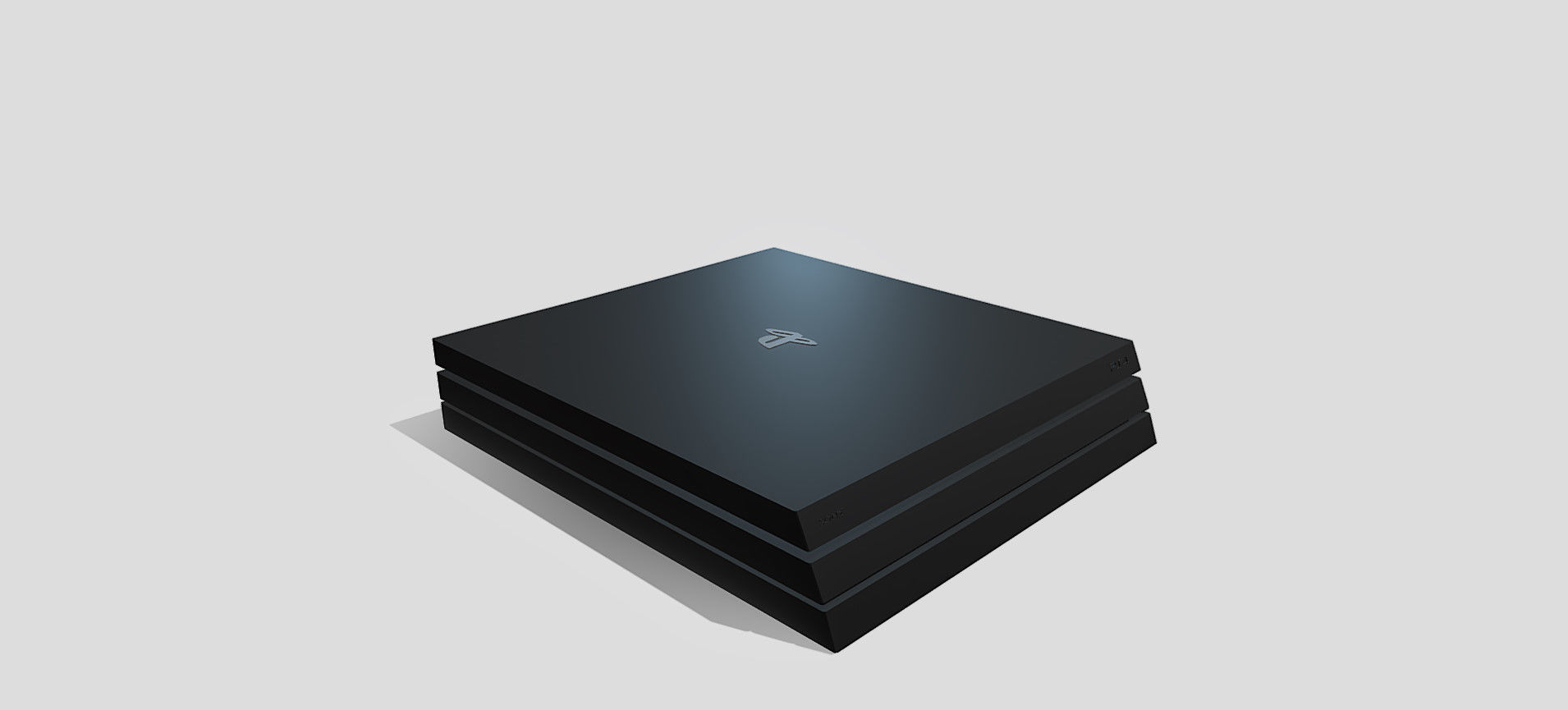 PS4 PRO 3D model_33