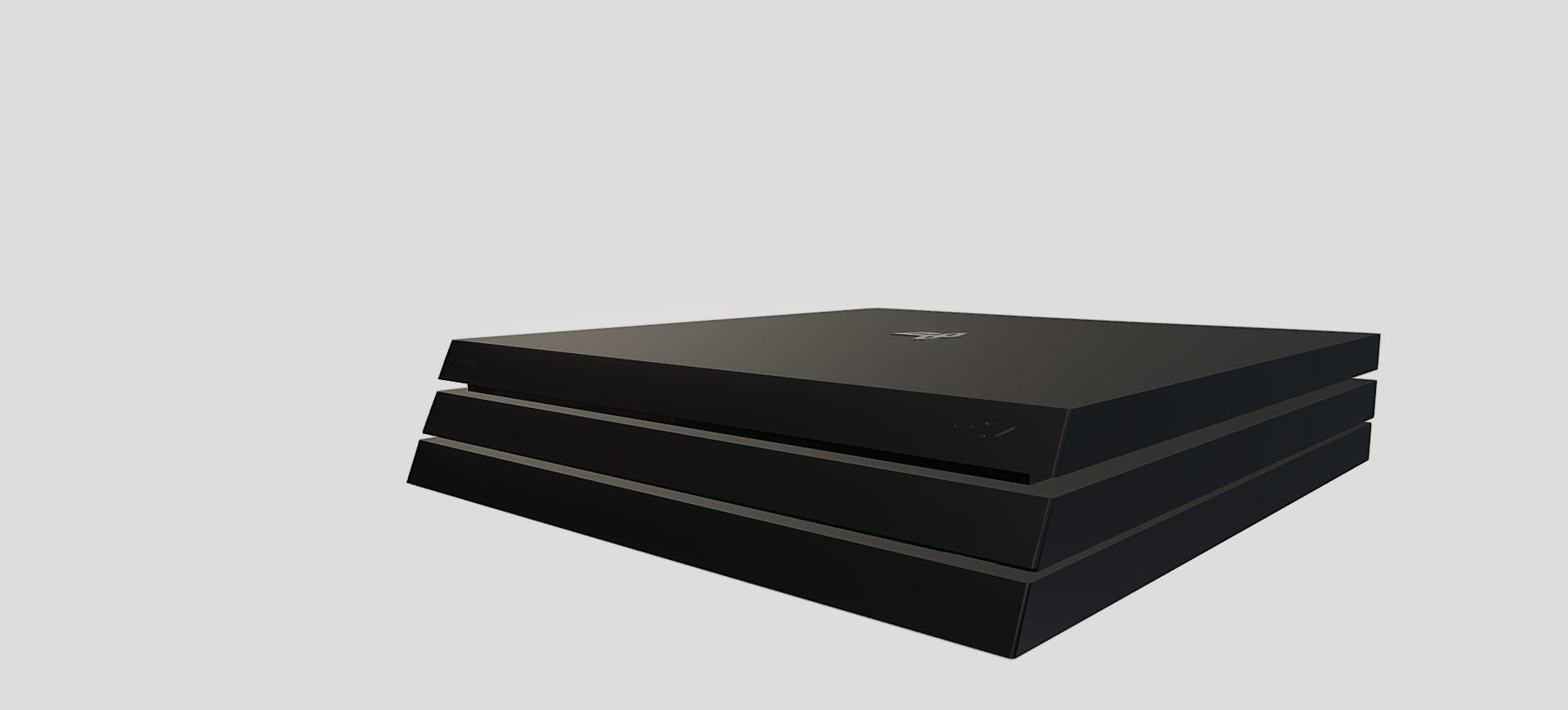 PS4 PRO 3D model_4