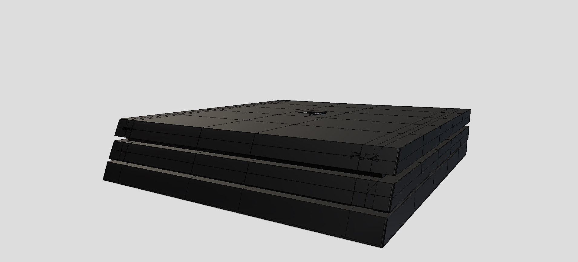 PS4 PRO 3D model_78
