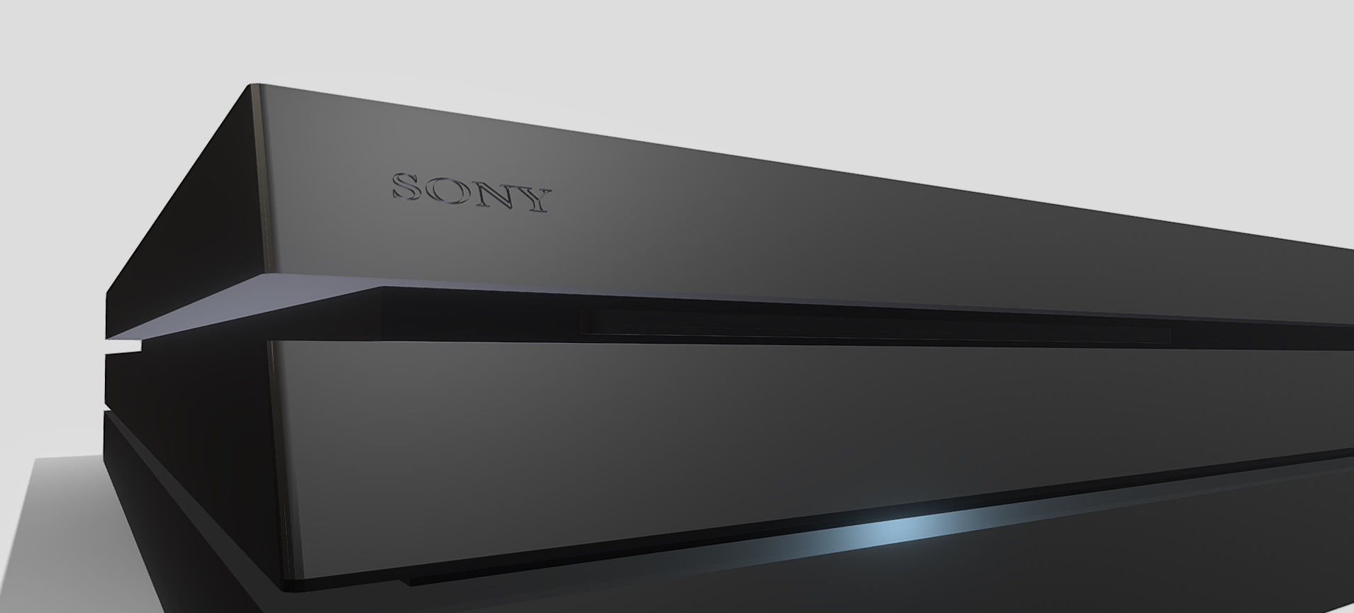 PS4 PRO 3D model_39