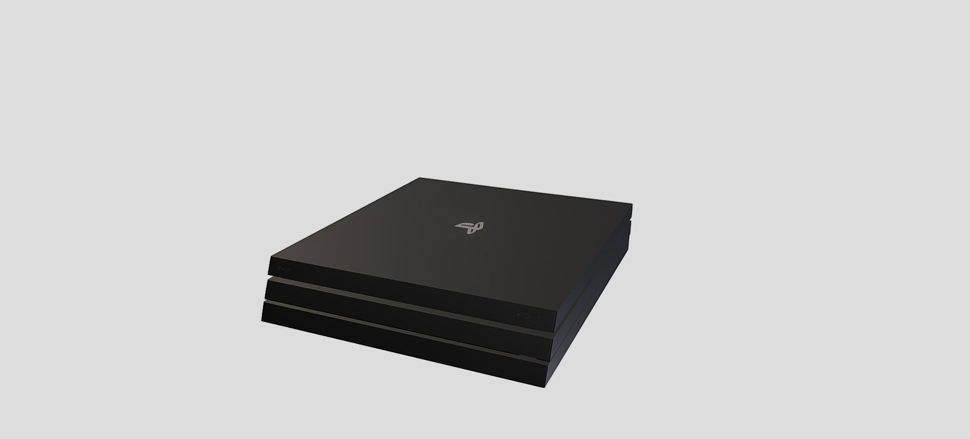 PS4 PRO 3D model_21