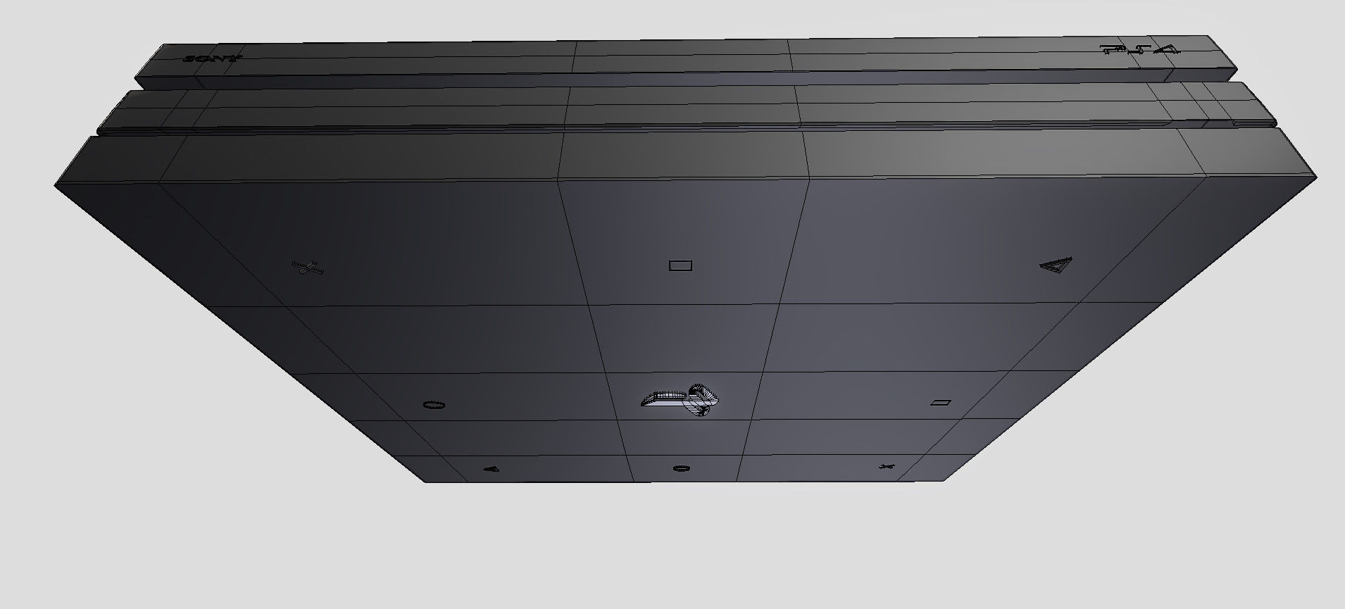 PS4 PRO 3D model_94