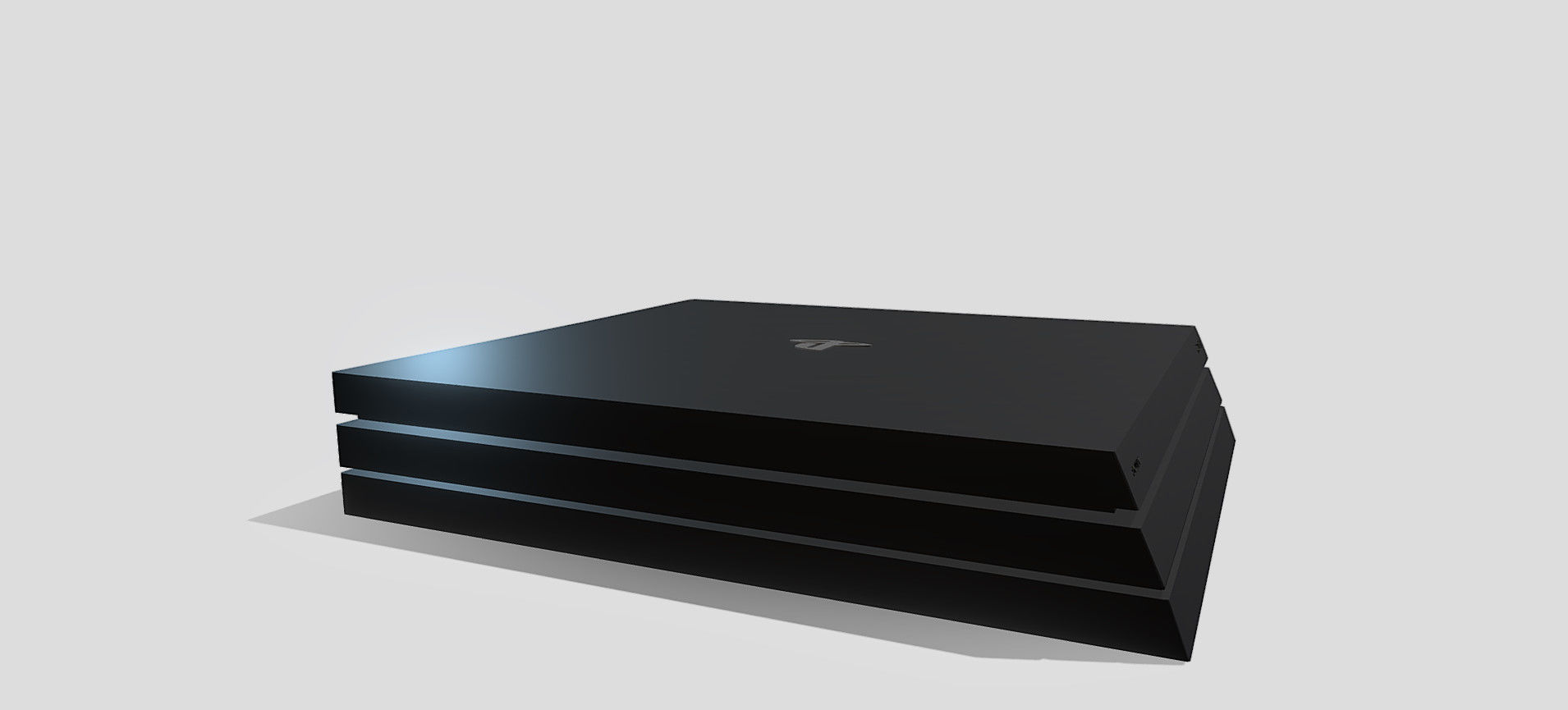 PS4 PRO 3D model_16