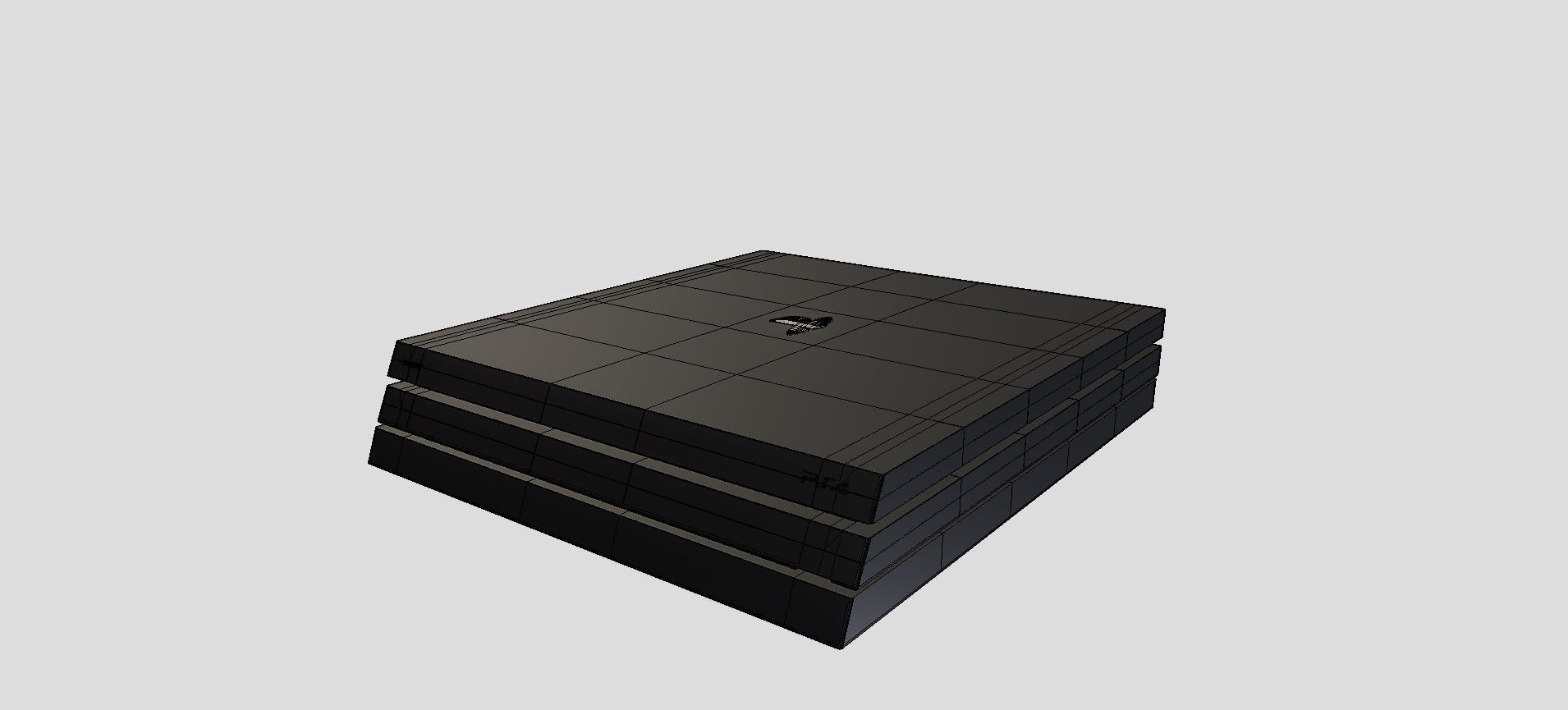 PS4 PRO 3D model_99
