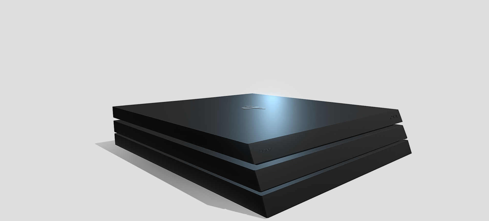 PS4 PRO 3D model_18