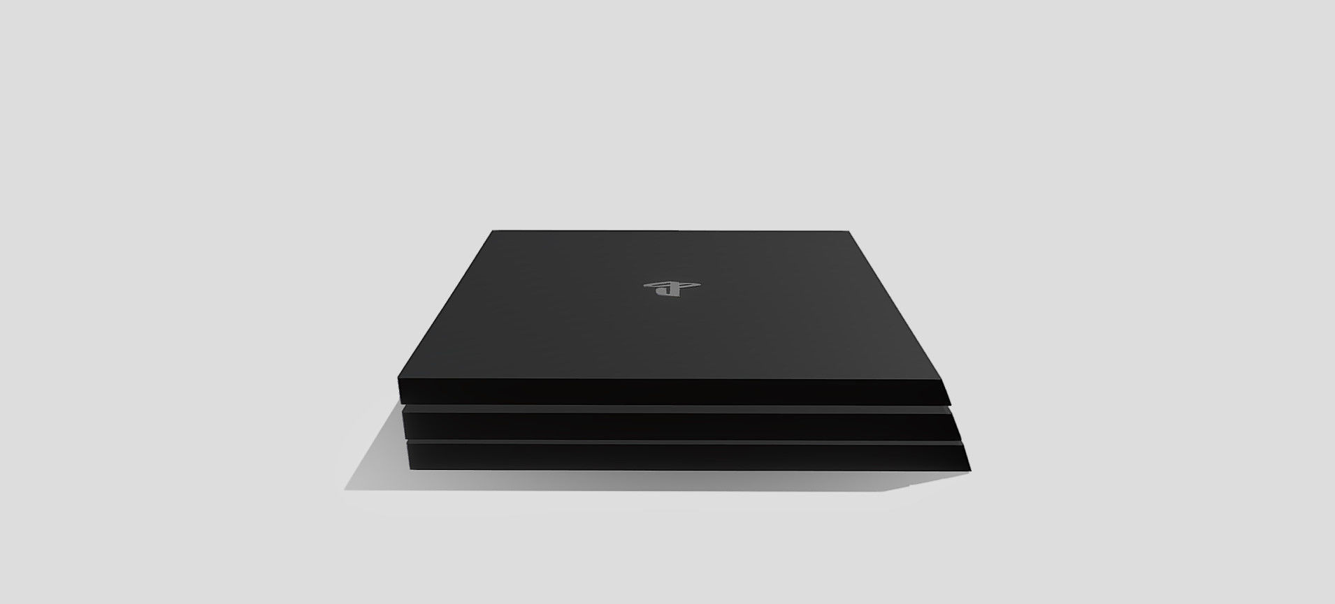 PS4 PRO 3D model_31