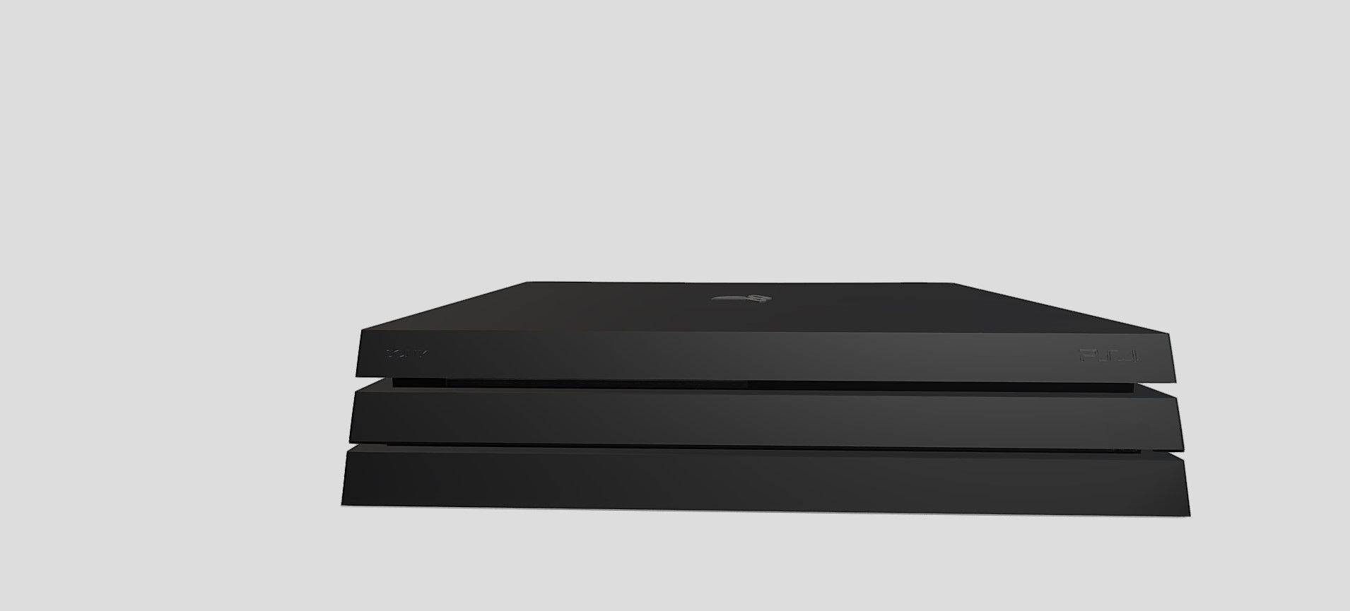 PS4 PRO 3D model_3