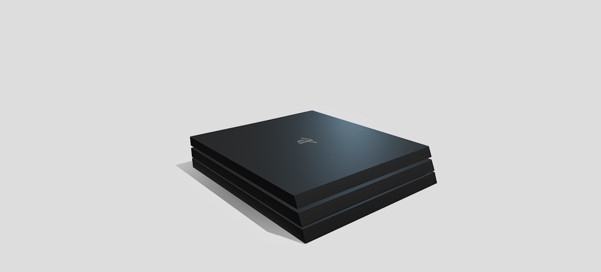 PS4 PRO 3D model_19