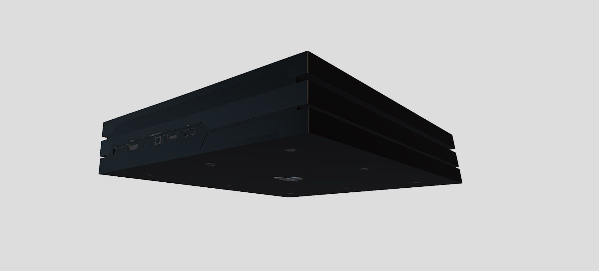 PS4 PRO 3D model_55