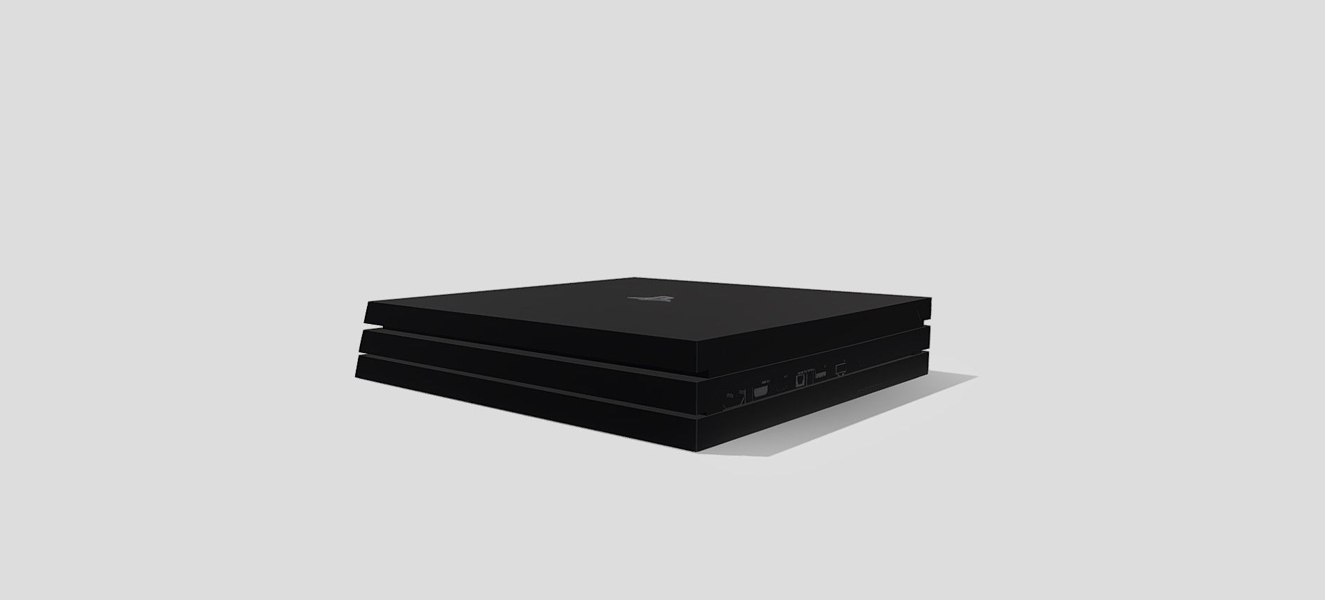 PS4 PRO 3D model_71