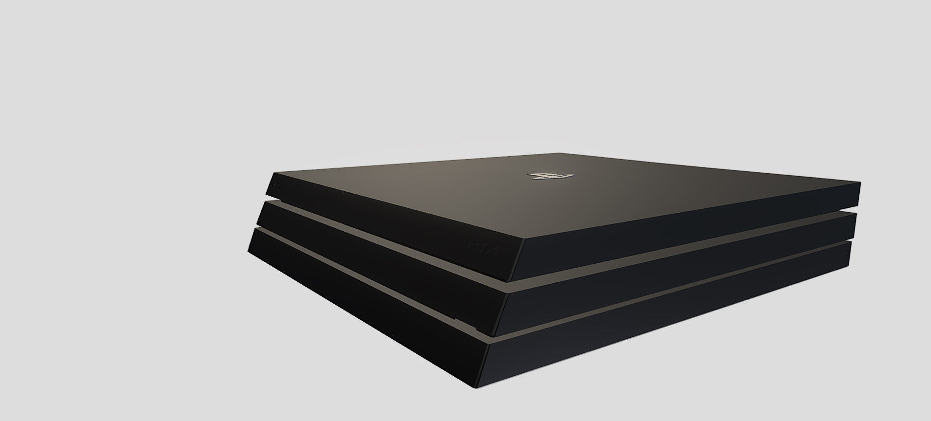 PS4 PRO 3D model_5