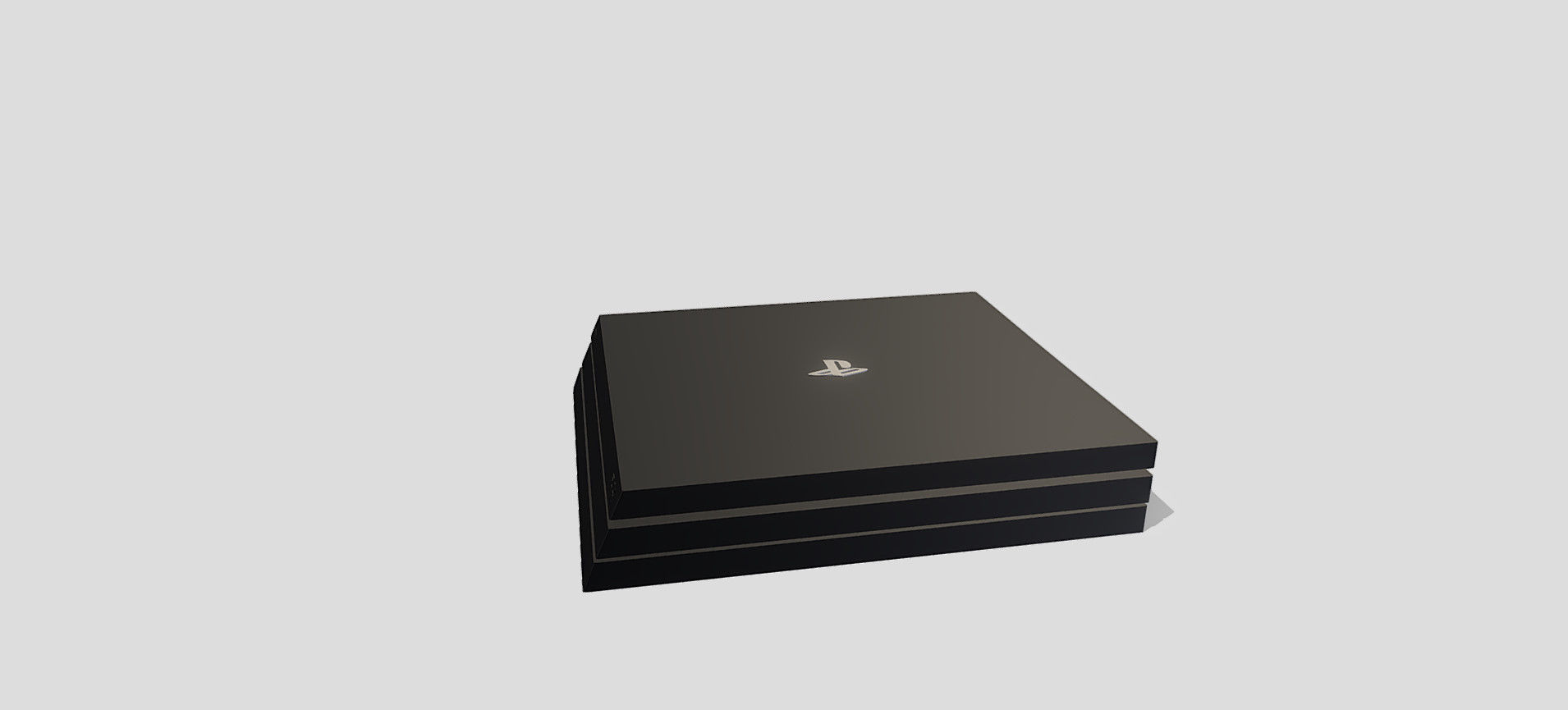PS4 PRO 3D model_23