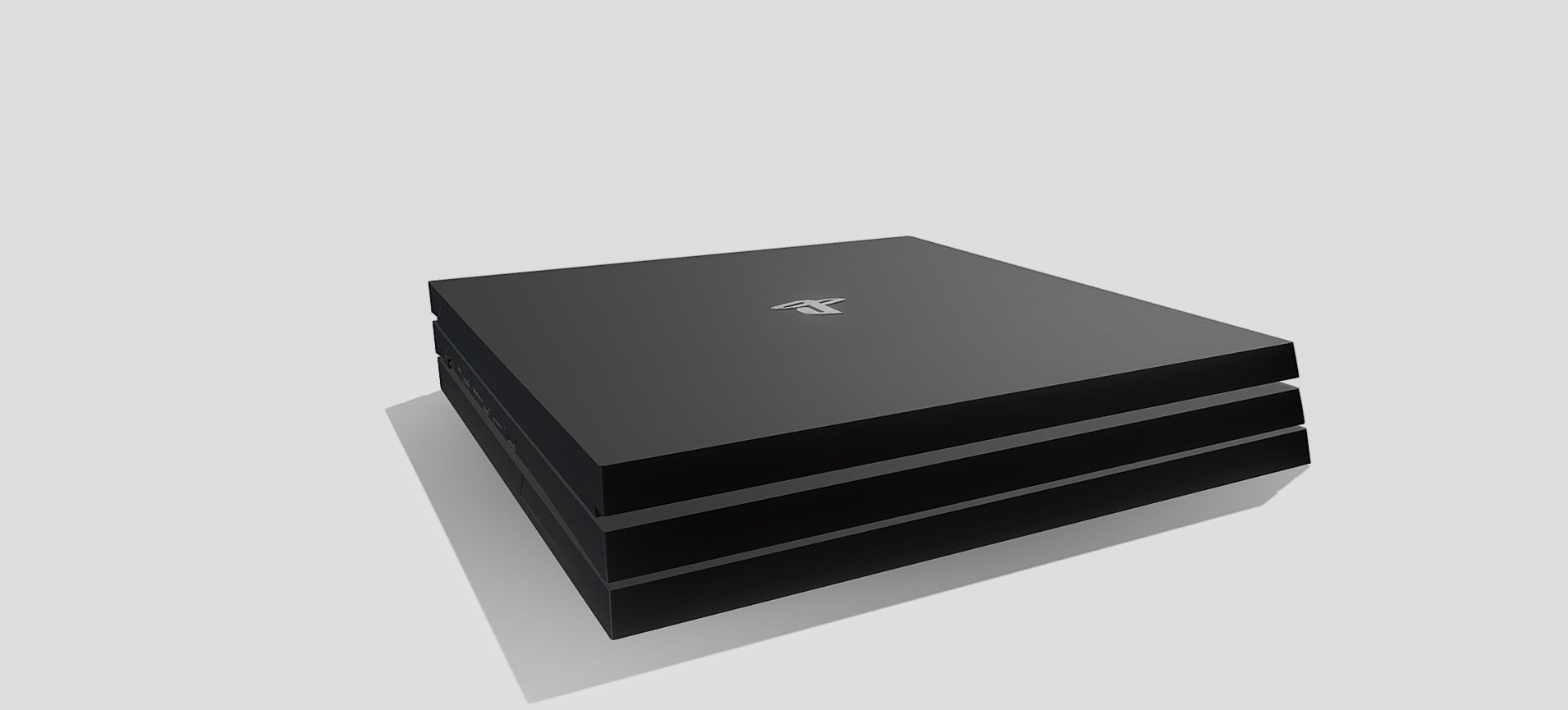 PS4 PRO 3D model_14