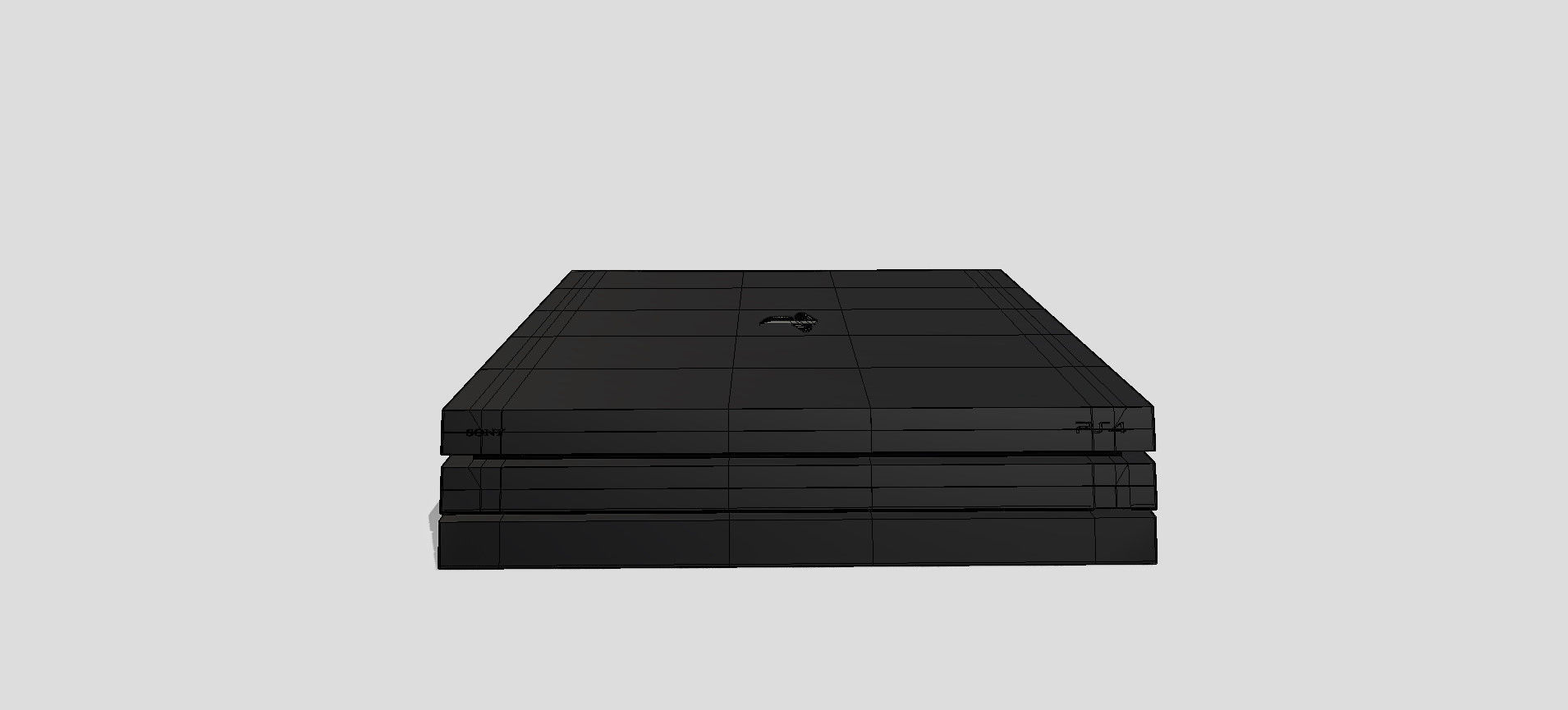 PS4 PRO 3D model_107