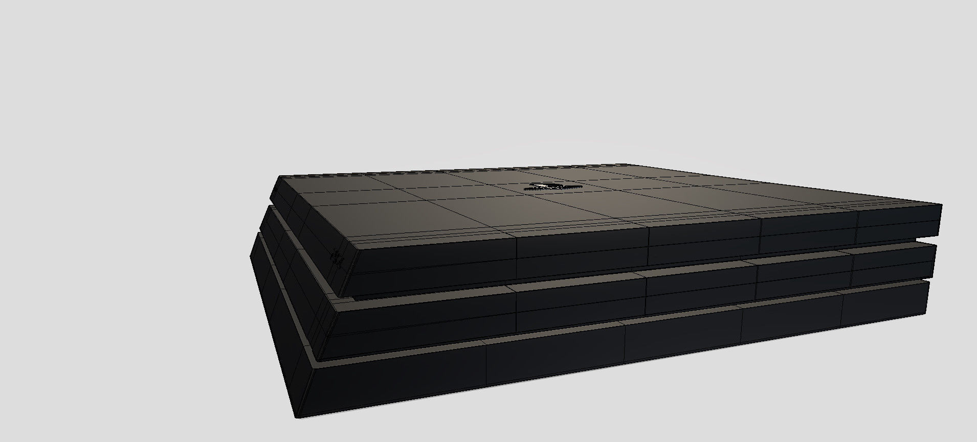PS4 PRO 3D model_79