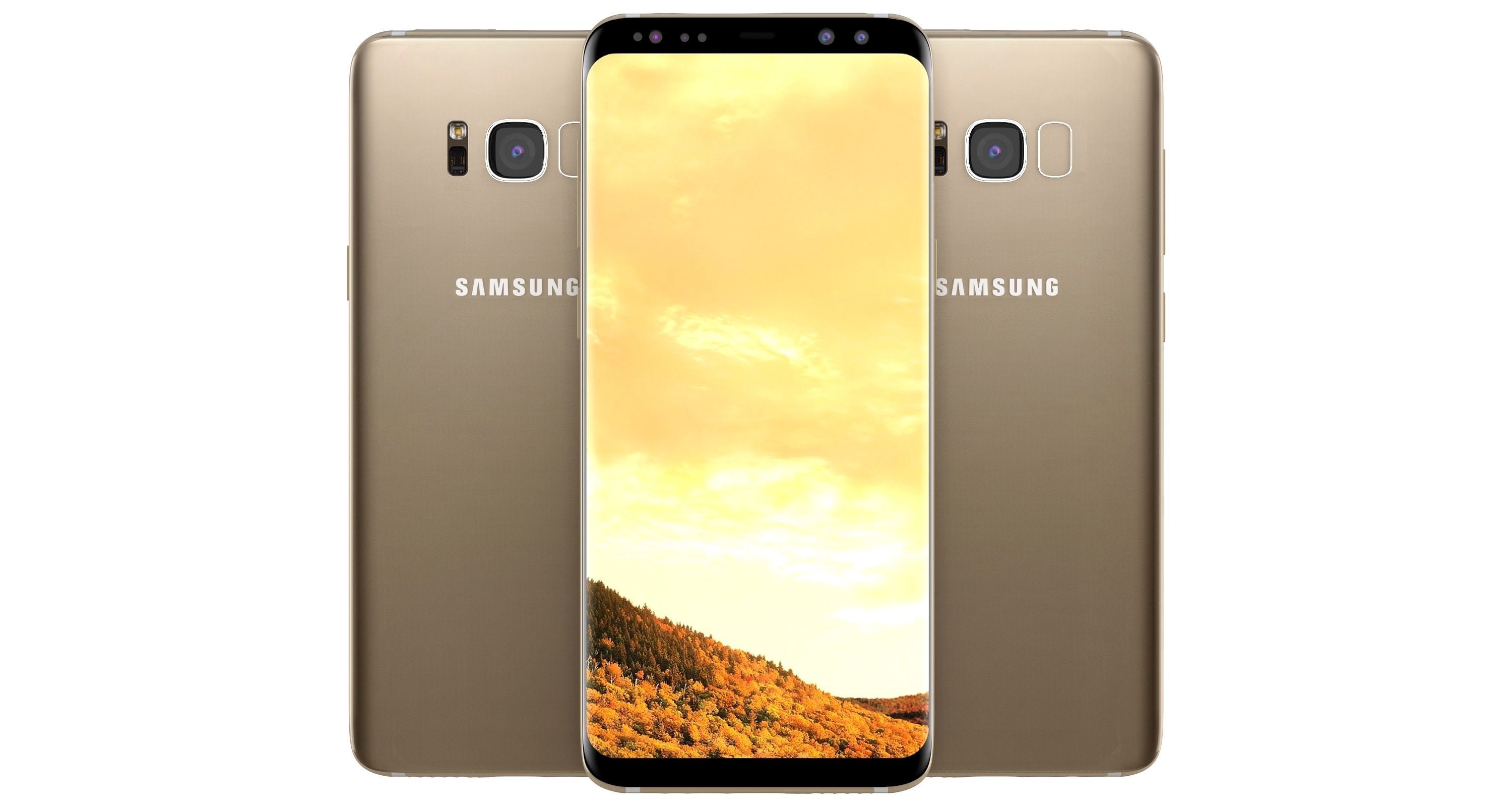 Samsung Galaxy S8 All Colors 3D model_64