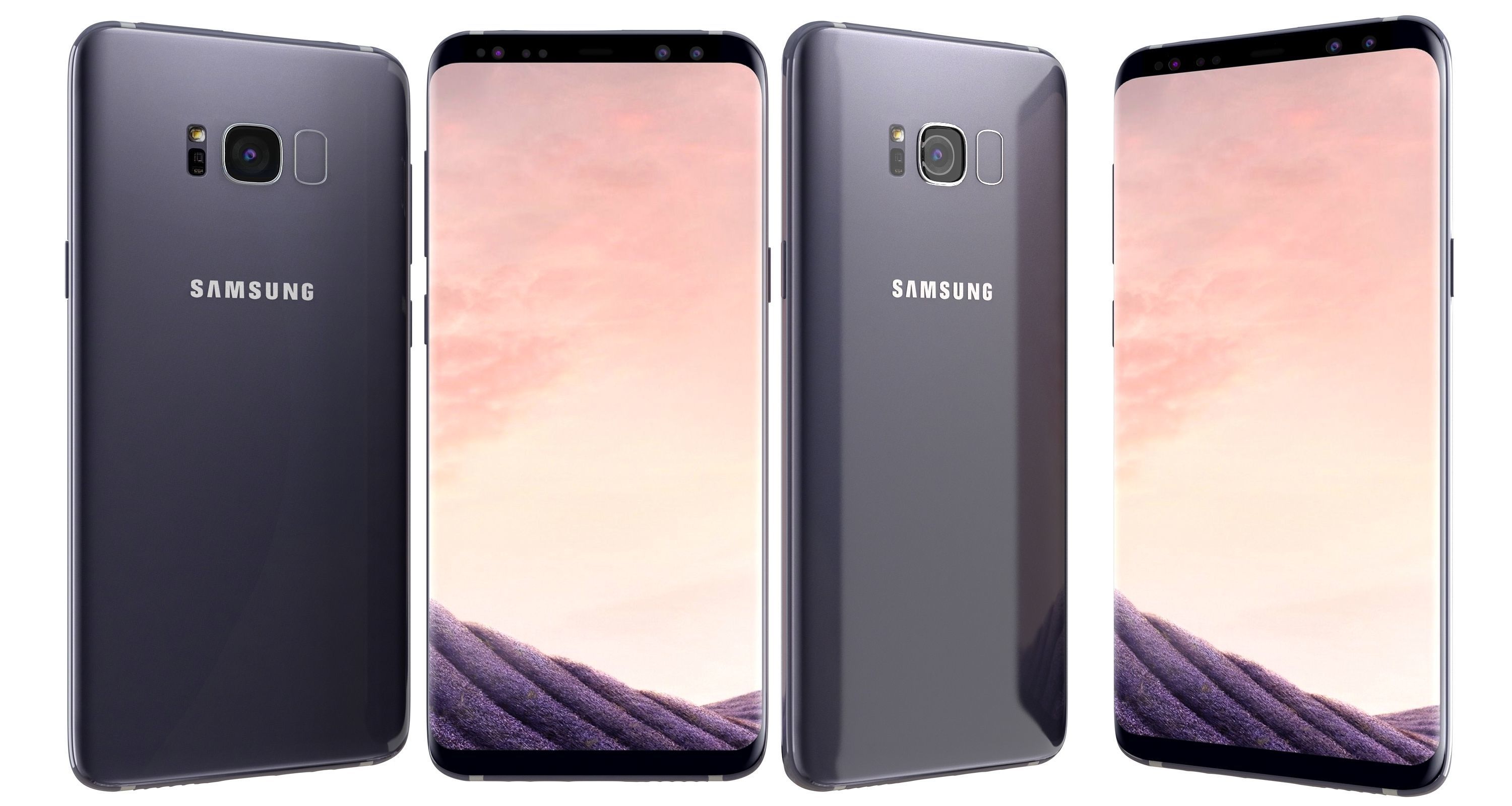 Samsung Galaxy S8 All Colors 3D model_17