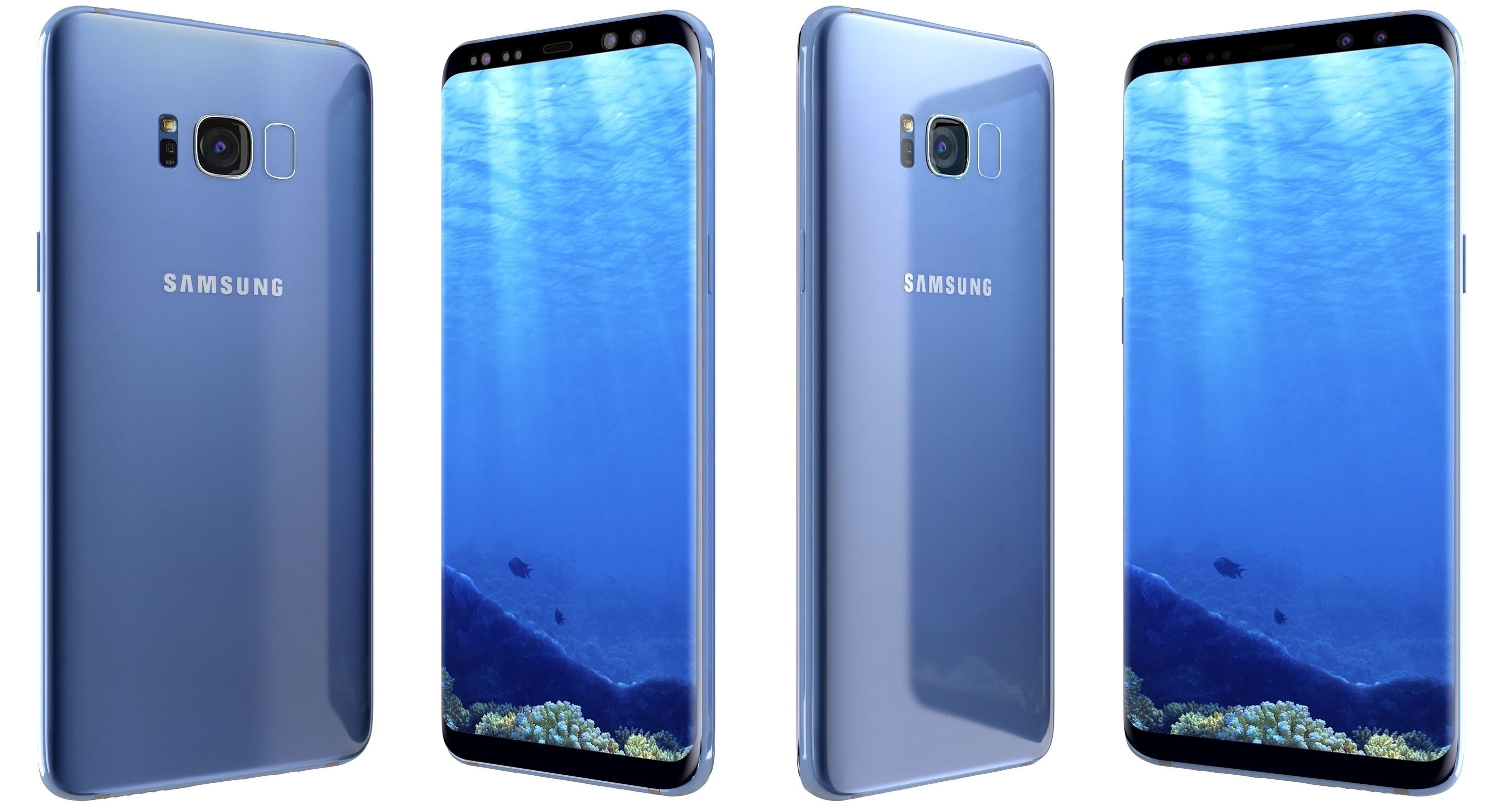 Samsung Galaxy S8 All Colors 3D model_46
