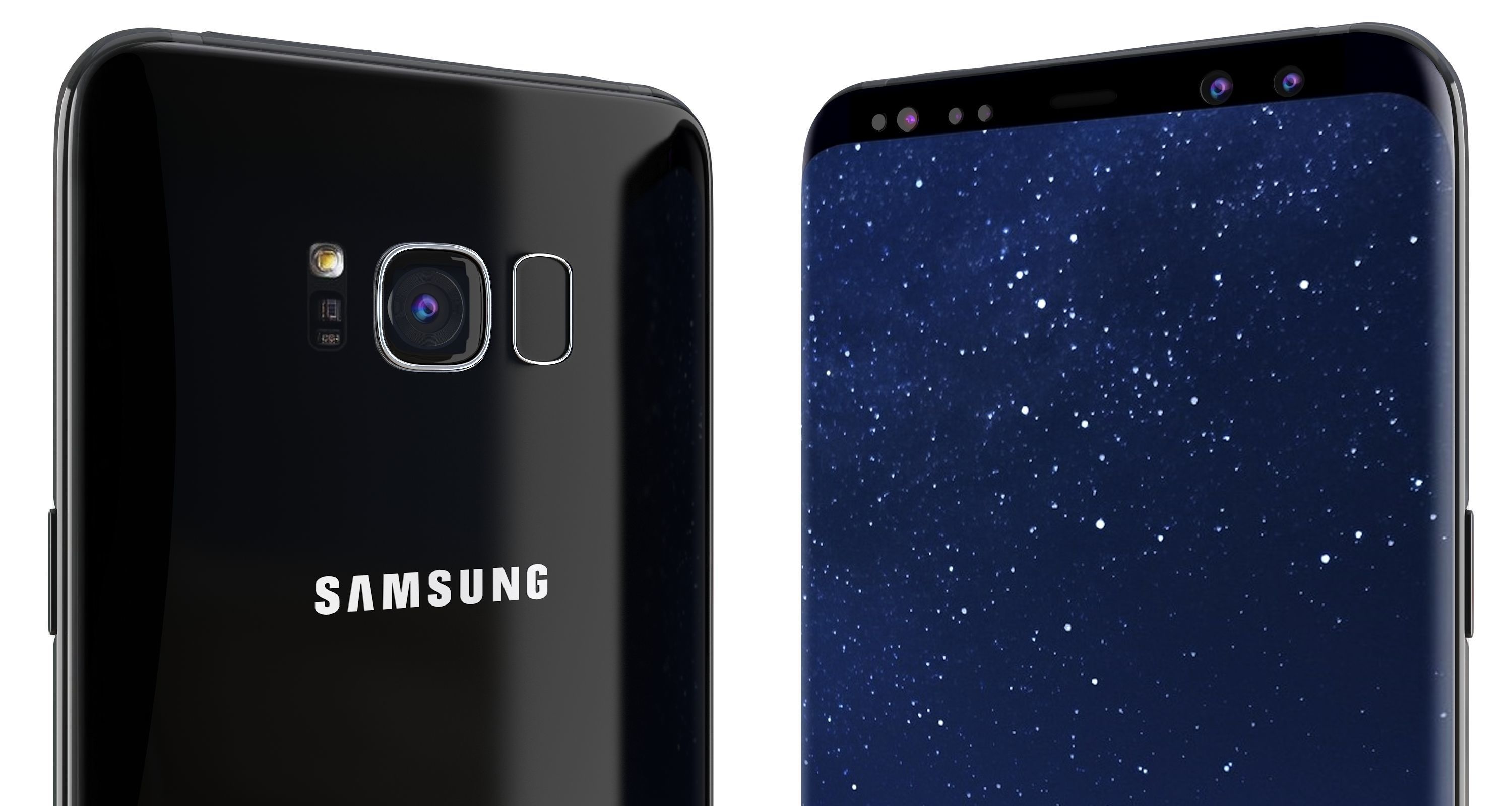 Samsung Galaxy S8 All Colors 3D model_12