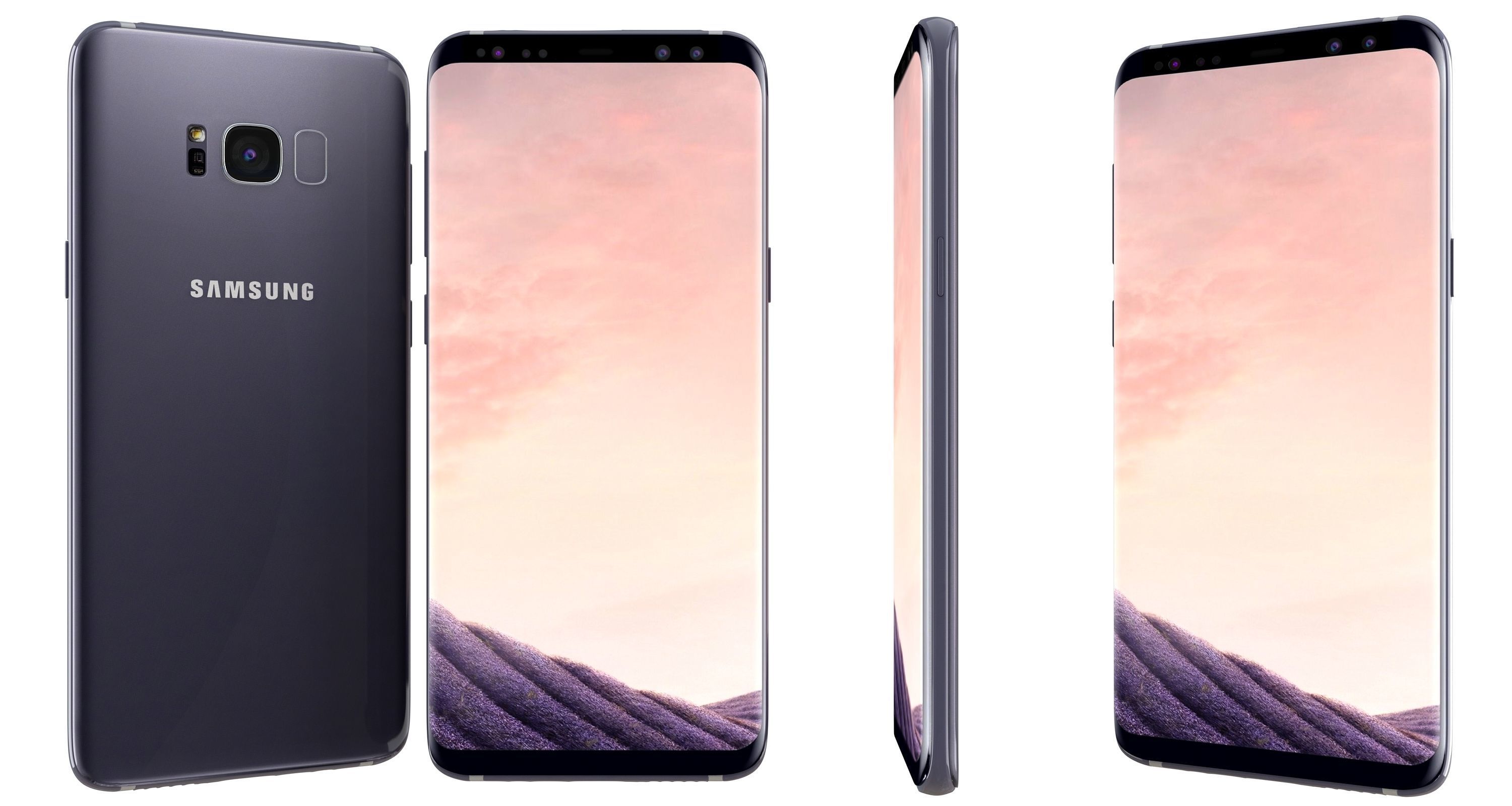 Samsung Galaxy S8 All Colors 3D model_18