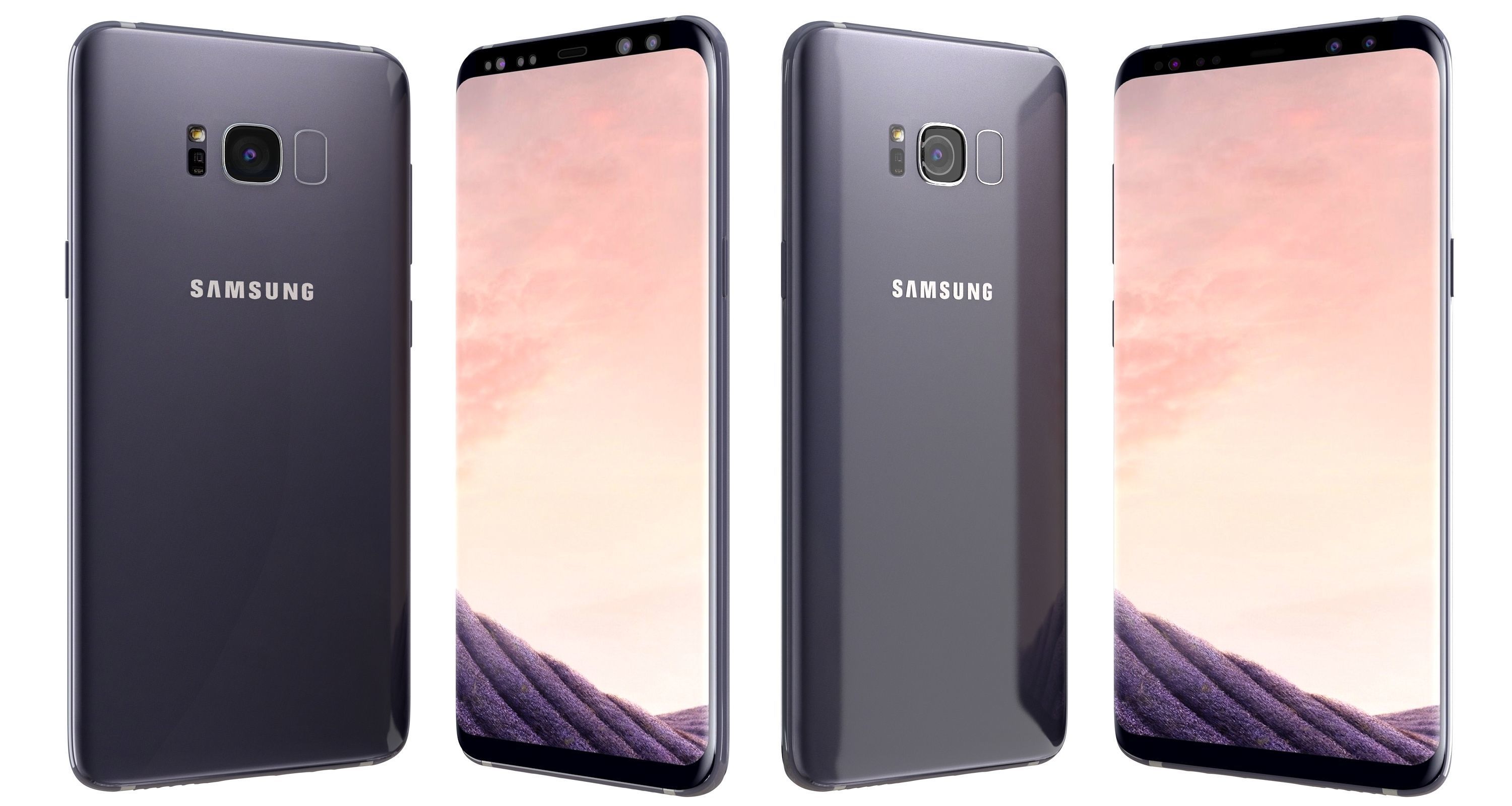 Samsung Galaxy S8 All Colors 3D model_16