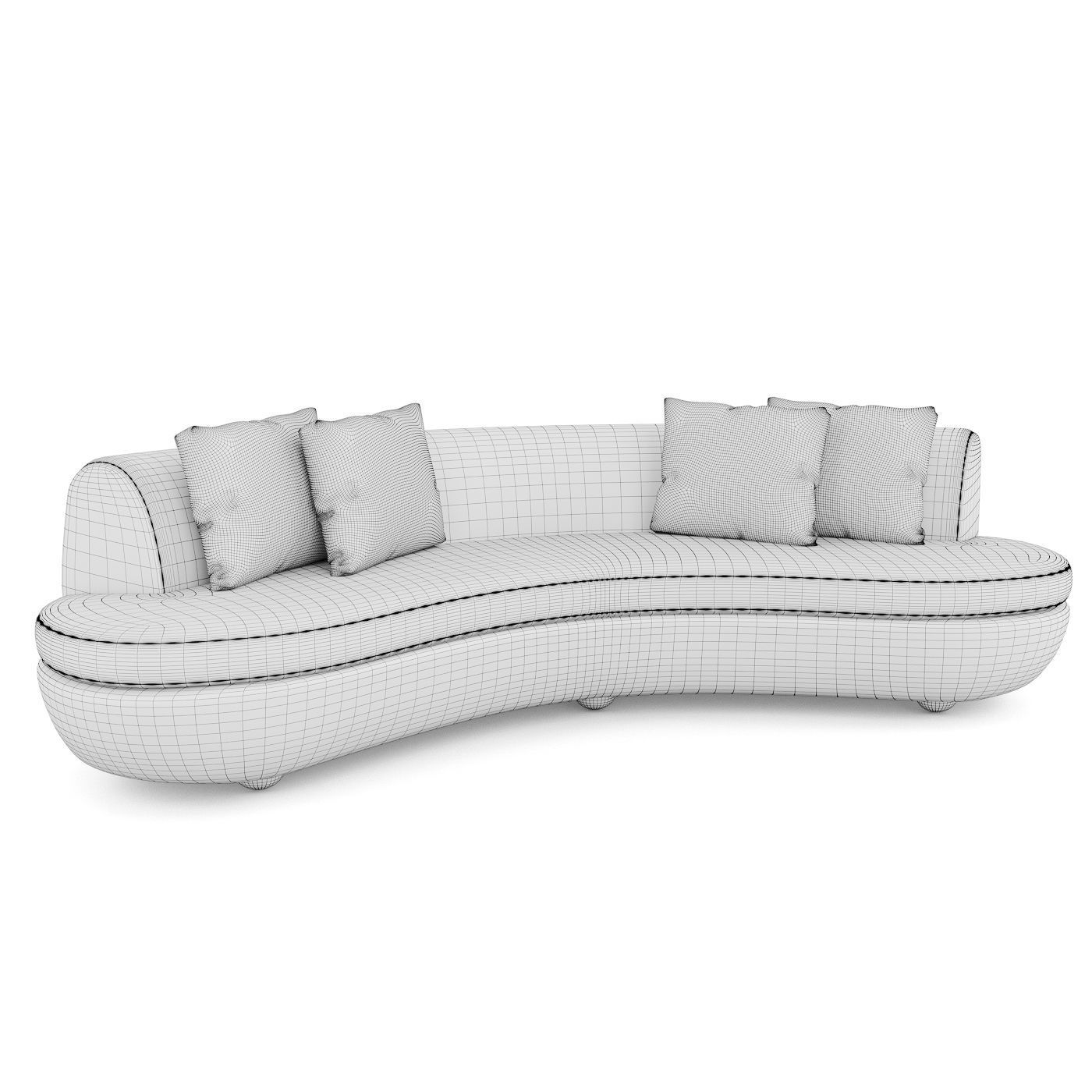 Dmitriy and Co Decca sofa 3D model_4