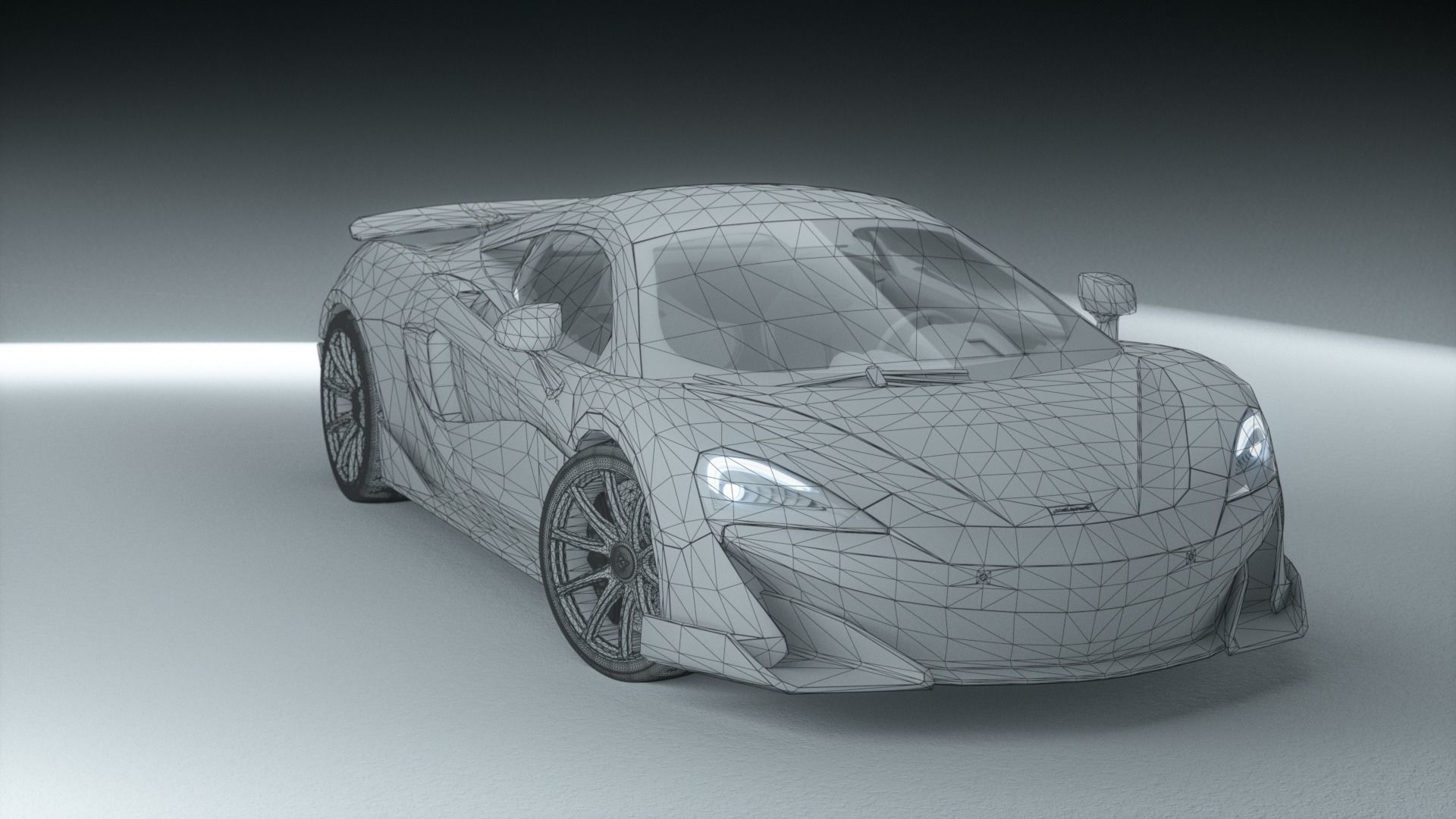 Mclaren 600 LT 3D model_4
