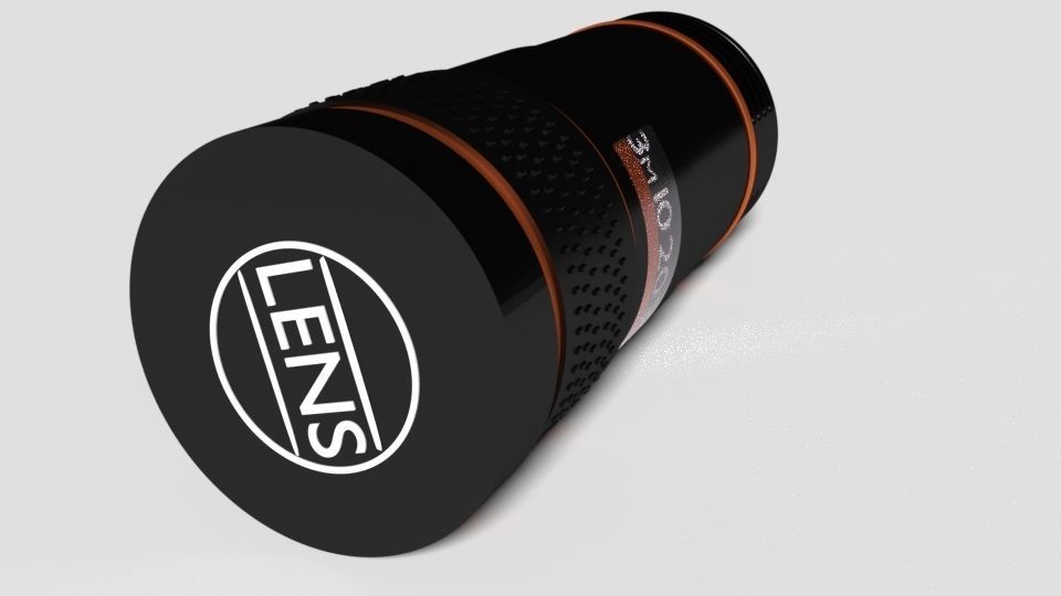 Smartphone Camera Lens Free 3D model_2