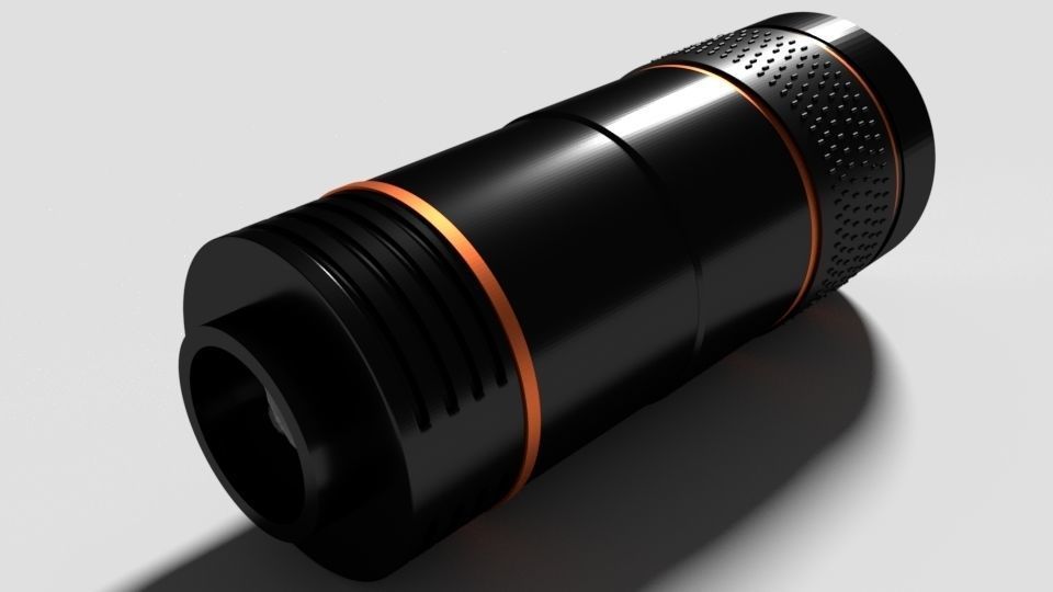 Smartphone Camera Lens Free 3D model_1