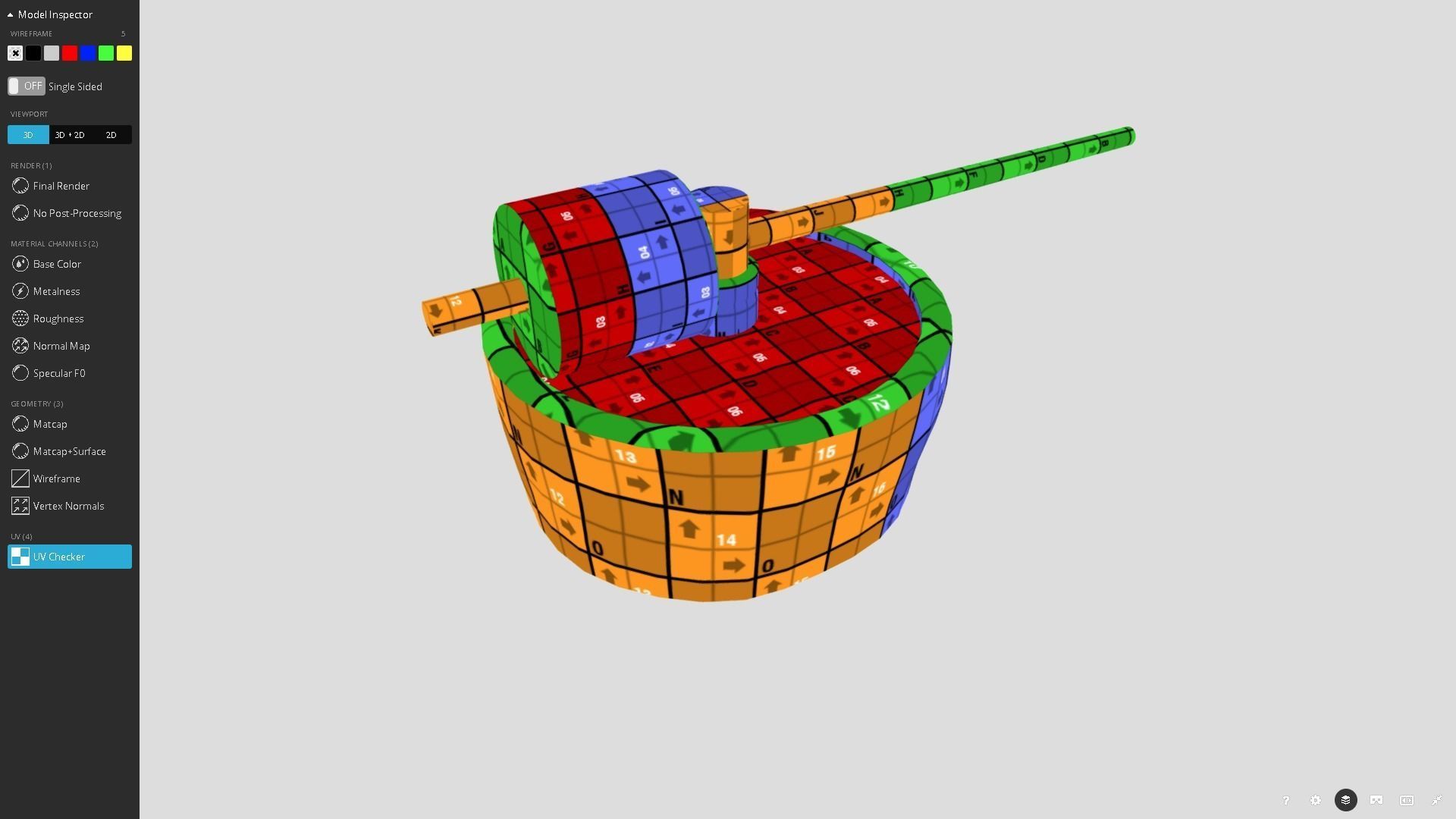 Medieval Olive Press Low-poly 3D model_10