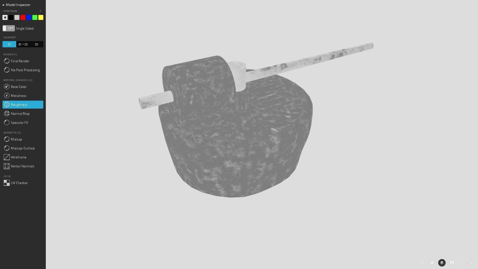 Medieval Olive Press Low-poly 3D model_8