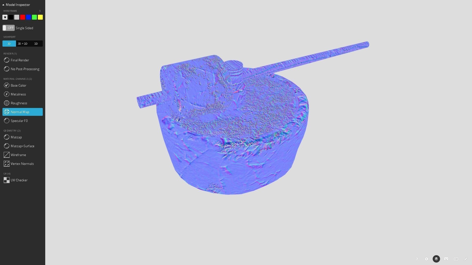 Medieval Olive Press Low-poly 3D model_7