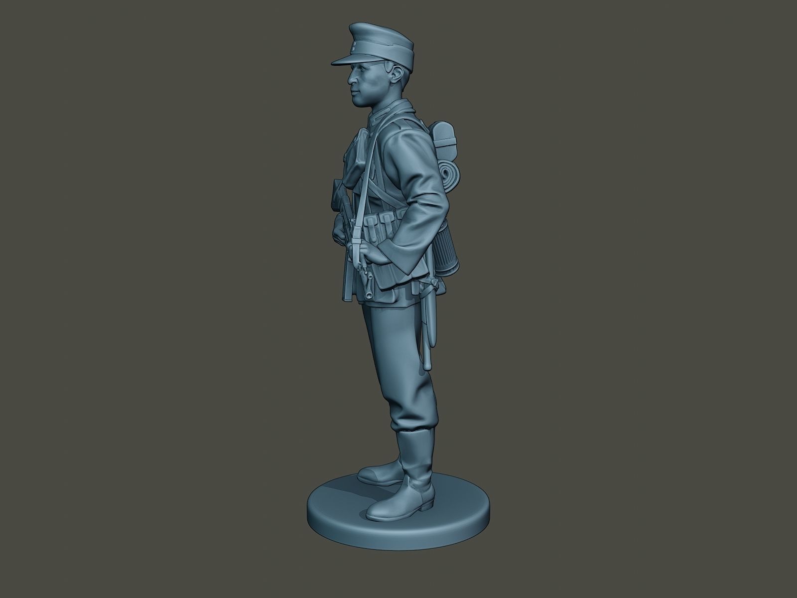 German soldier ww2 Stand Guard G3 3D print model_2