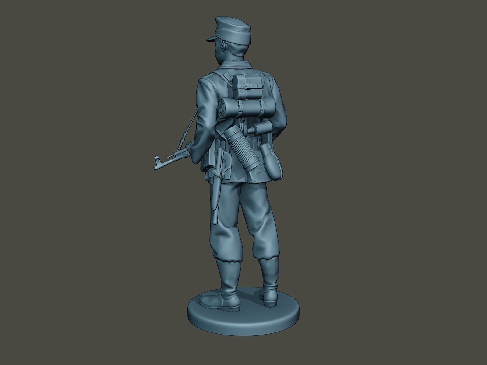 German soldier ww2 Stand Guard G3 3D print model_4
