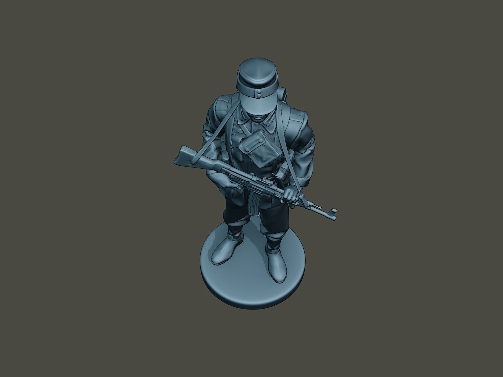 German soldier ww2 Stand Guard G3 3D print model_13