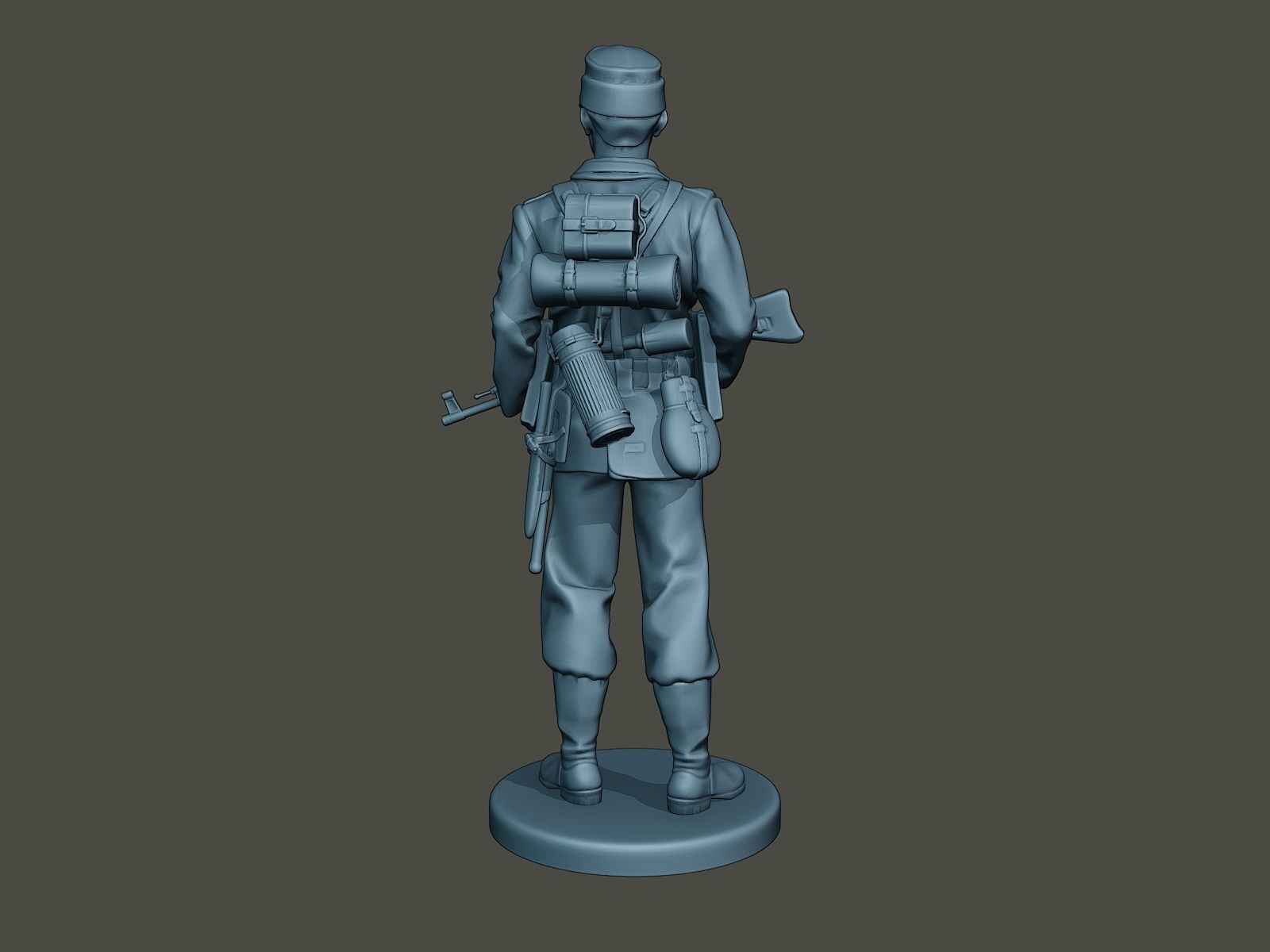 German soldier ww2 Stand Guard G3 3D print model_5